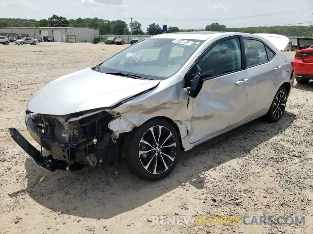 2 Photograph of a damaged car 5YFBURHE2KP892861 TOYOTA COROLLA 2019