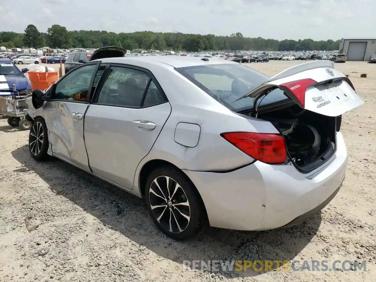 3 Photograph of a damaged car 5YFBURHE2KP892861 TOYOTA COROLLA 2019