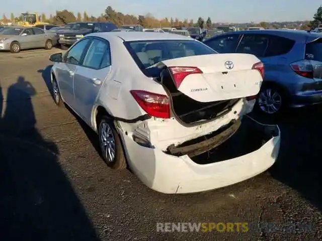 3 Photograph of a damaged car 5YFBURHE2KP892925 TOYOTA COROLLA 2019