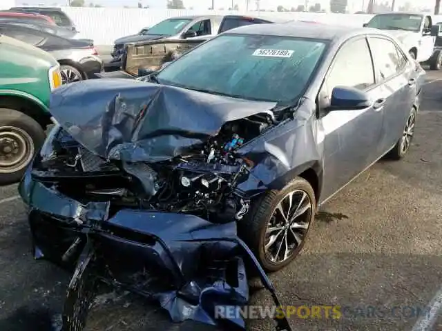 2 Photograph of a damaged car 5YFBURHE2KP893069 TOYOTA COROLLA 2019
