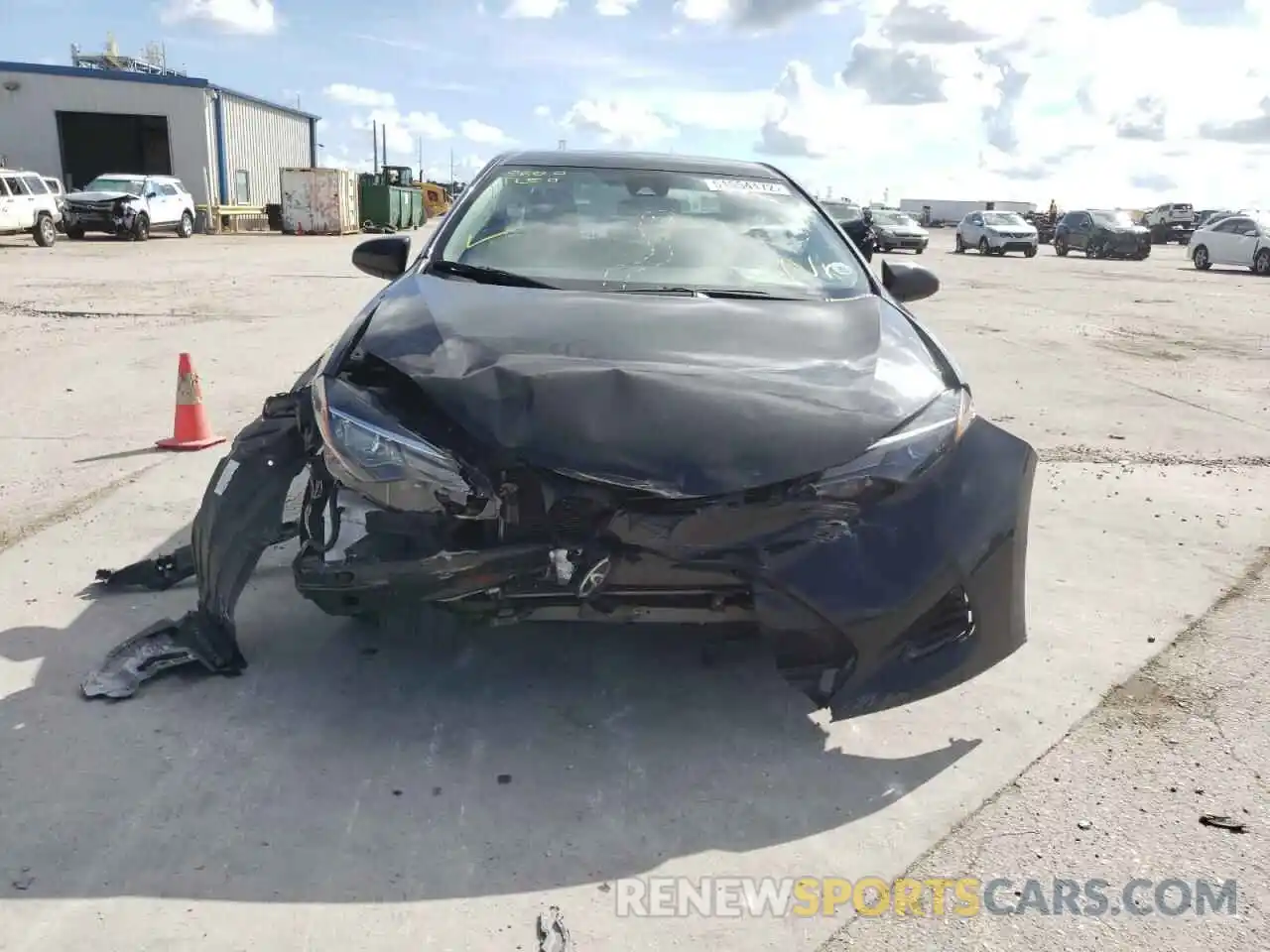 9 Photograph of a damaged car 5YFBURHE2KP893072 TOYOTA COROLLA 2019