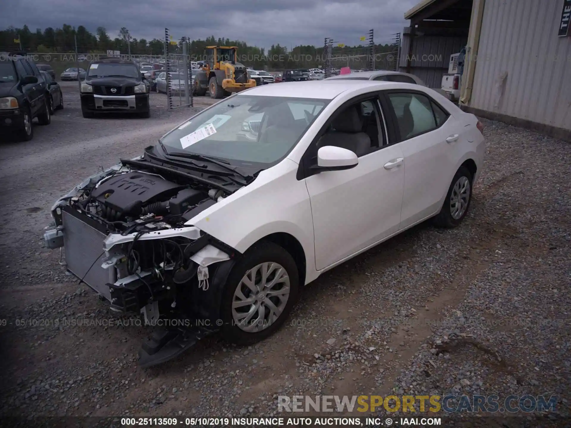 2 Photograph of a damaged car 5YFBURHE2KP893119 TOYOTA COROLLA 2019