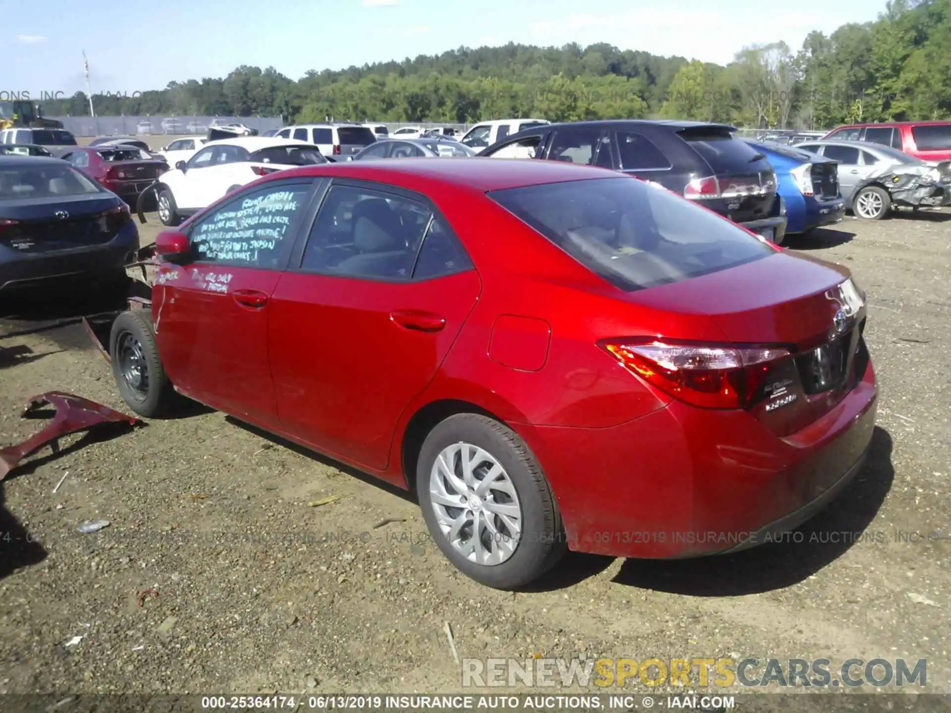 3 Photograph of a damaged car 5YFBURHE2KP893427 TOYOTA COROLLA 2019