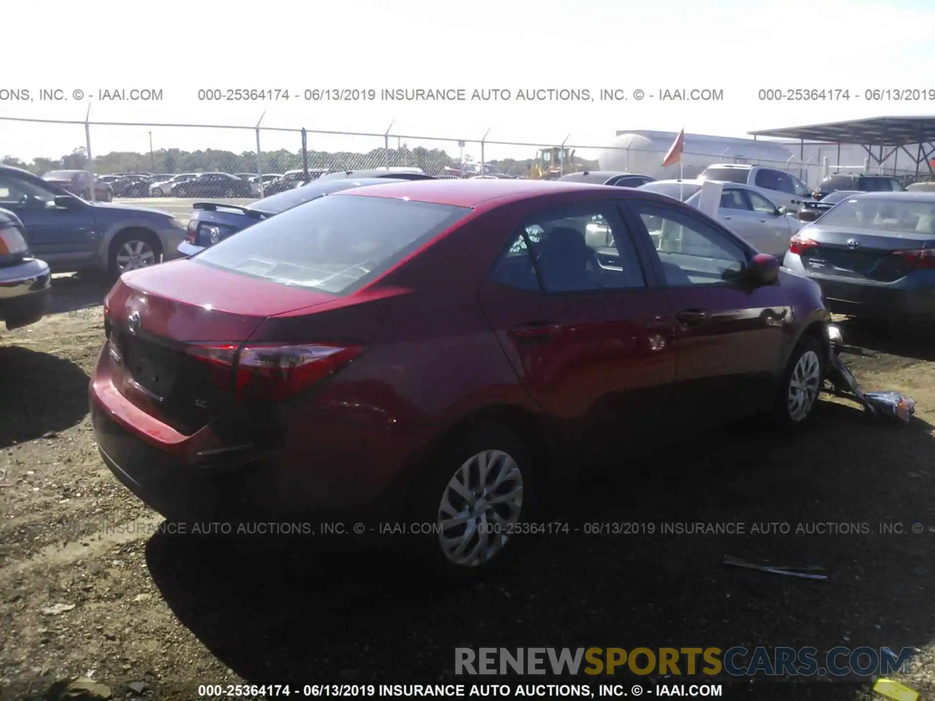 4 Photograph of a damaged car 5YFBURHE2KP893427 TOYOTA COROLLA 2019