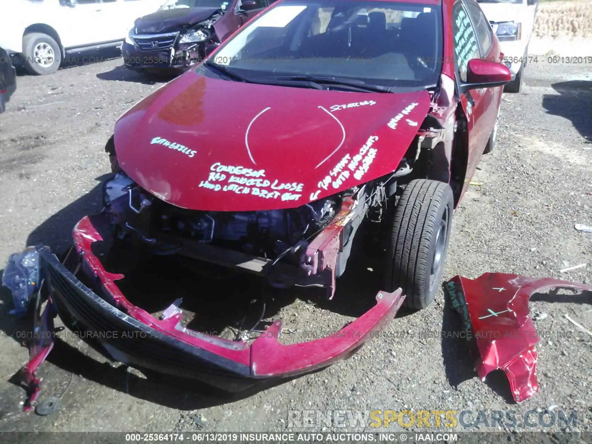 6 Photograph of a damaged car 5YFBURHE2KP893427 TOYOTA COROLLA 2019