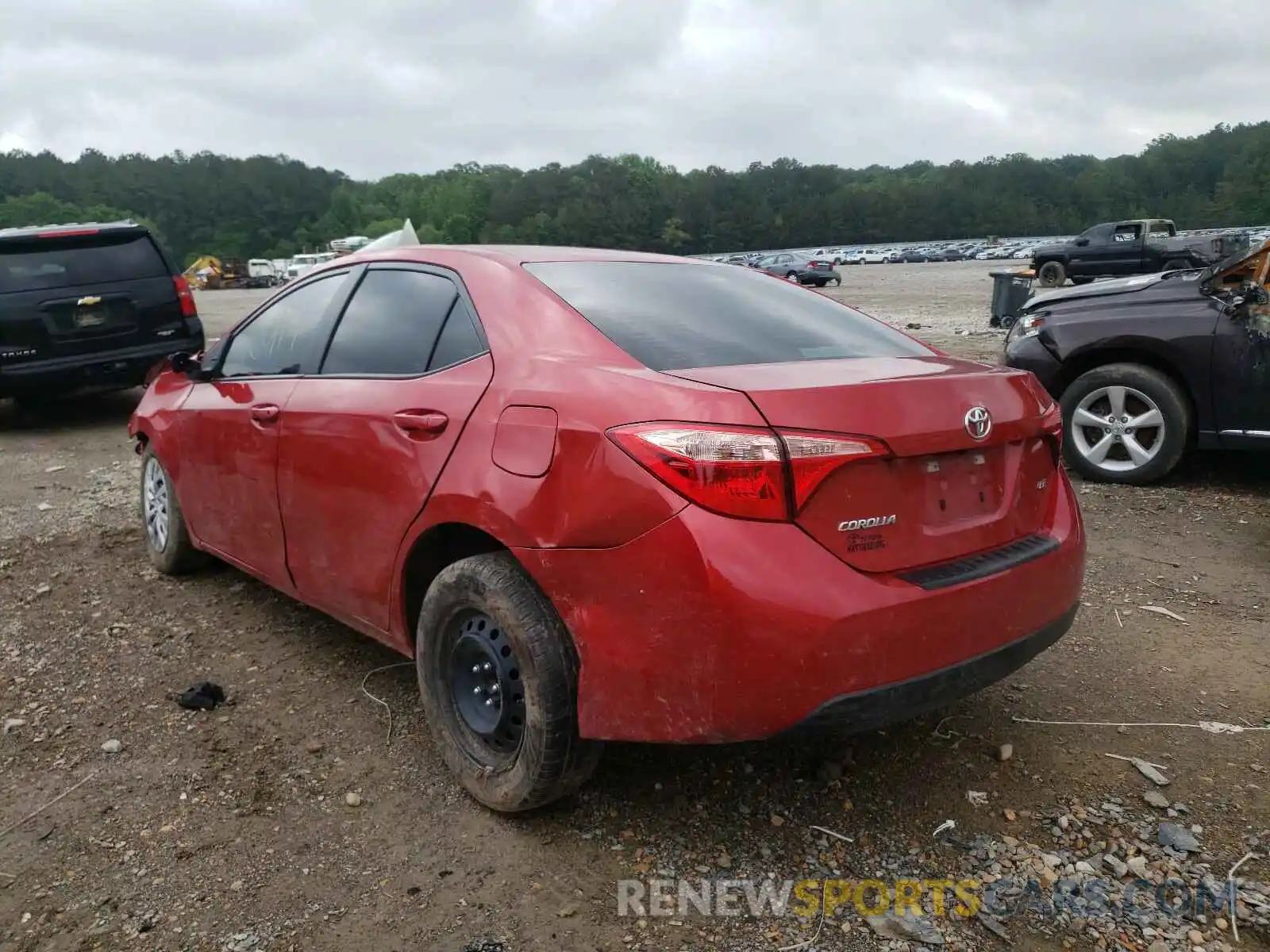 3 Photograph of a damaged car 5YFBURHE2KP893492 TOYOTA COROLLA 2019