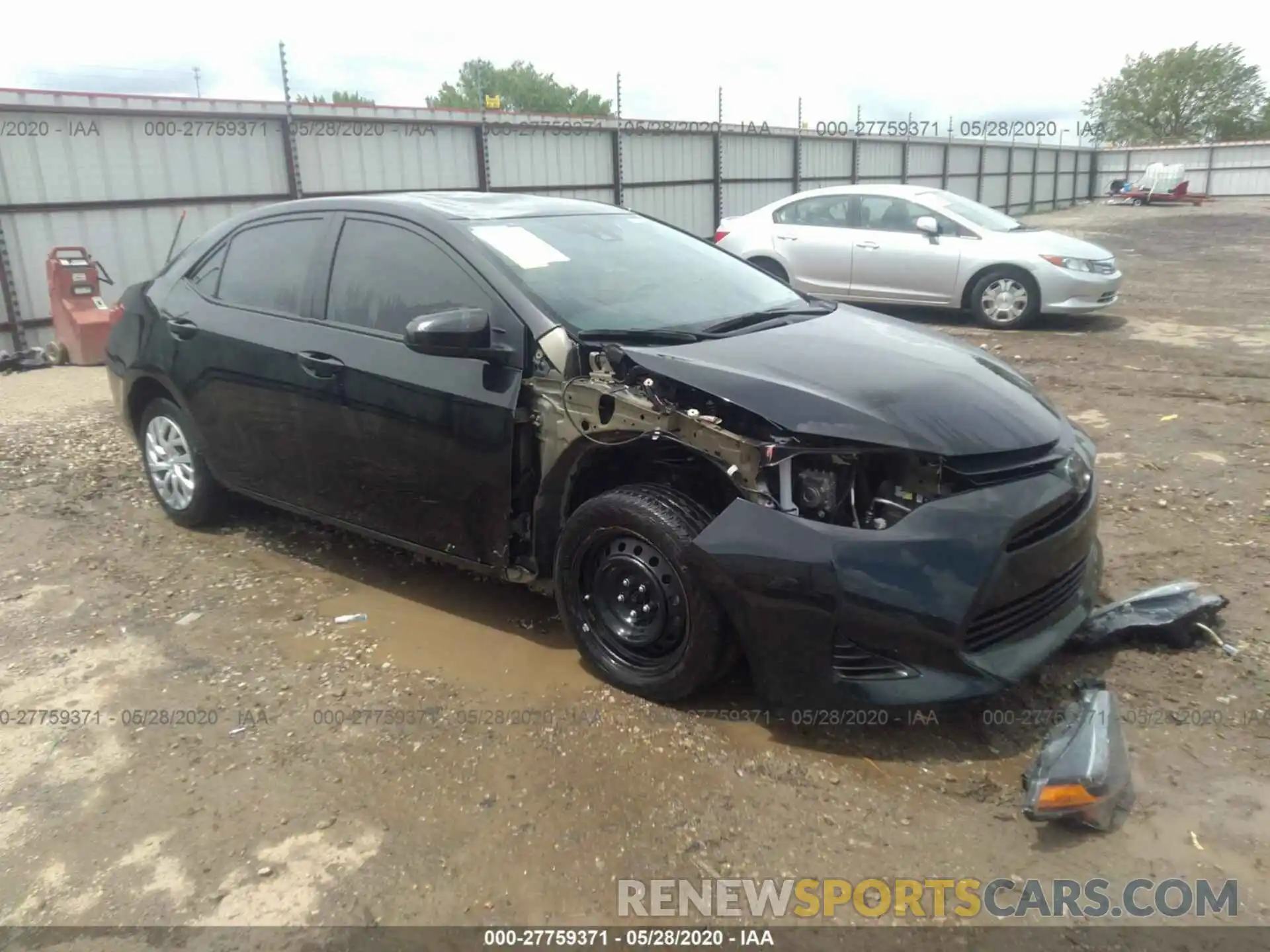 1 Photograph of a damaged car 5YFBURHE2KP893654 TOYOTA COROLLA 2019