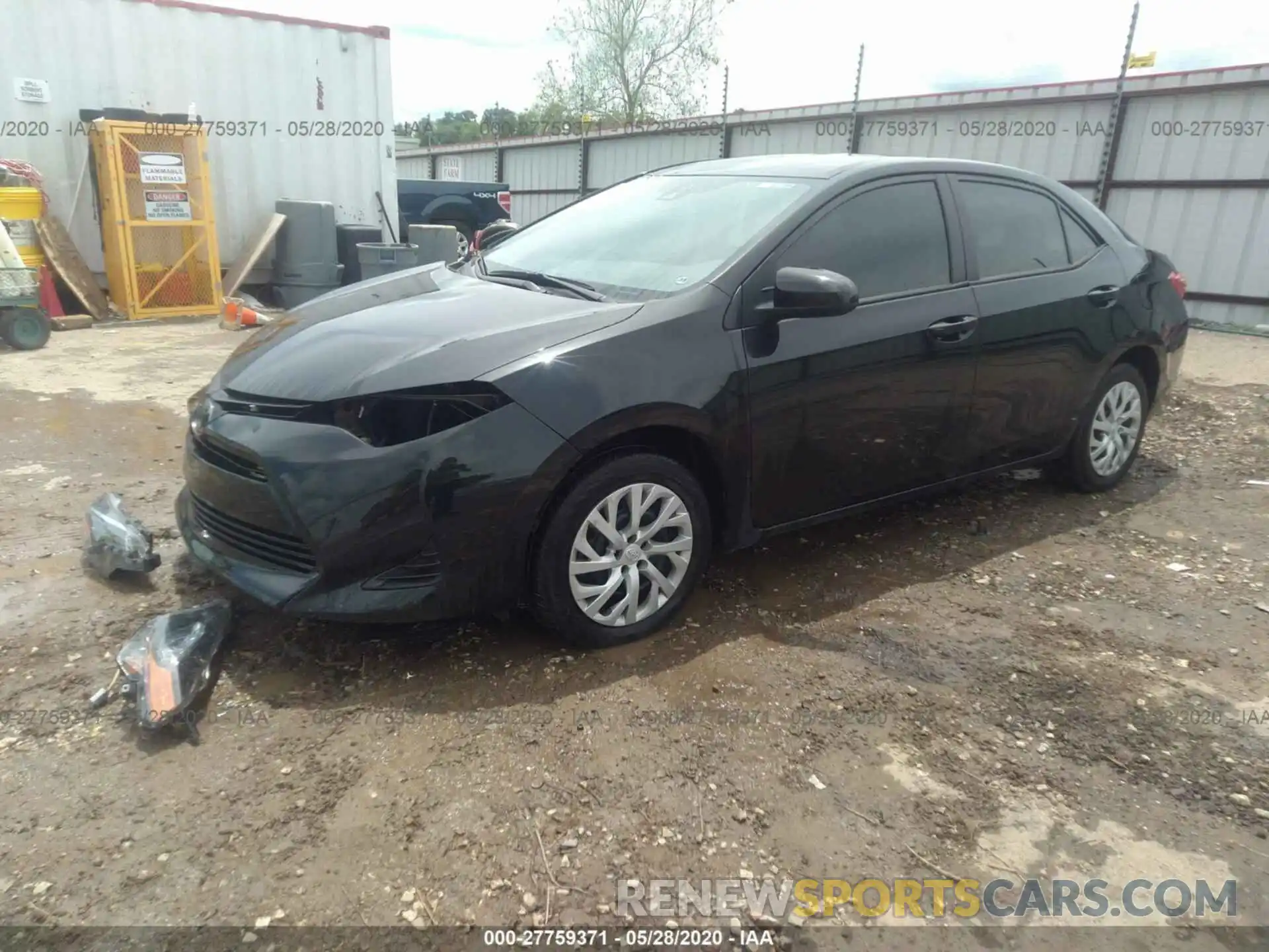 2 Photograph of a damaged car 5YFBURHE2KP893654 TOYOTA COROLLA 2019