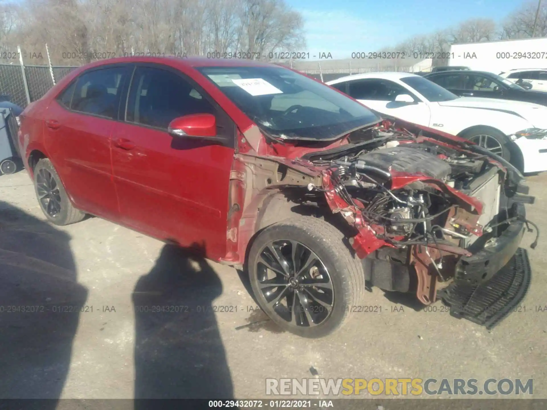 1 Photograph of a damaged car 5YFBURHE2KP894089 TOYOTA COROLLA 2019