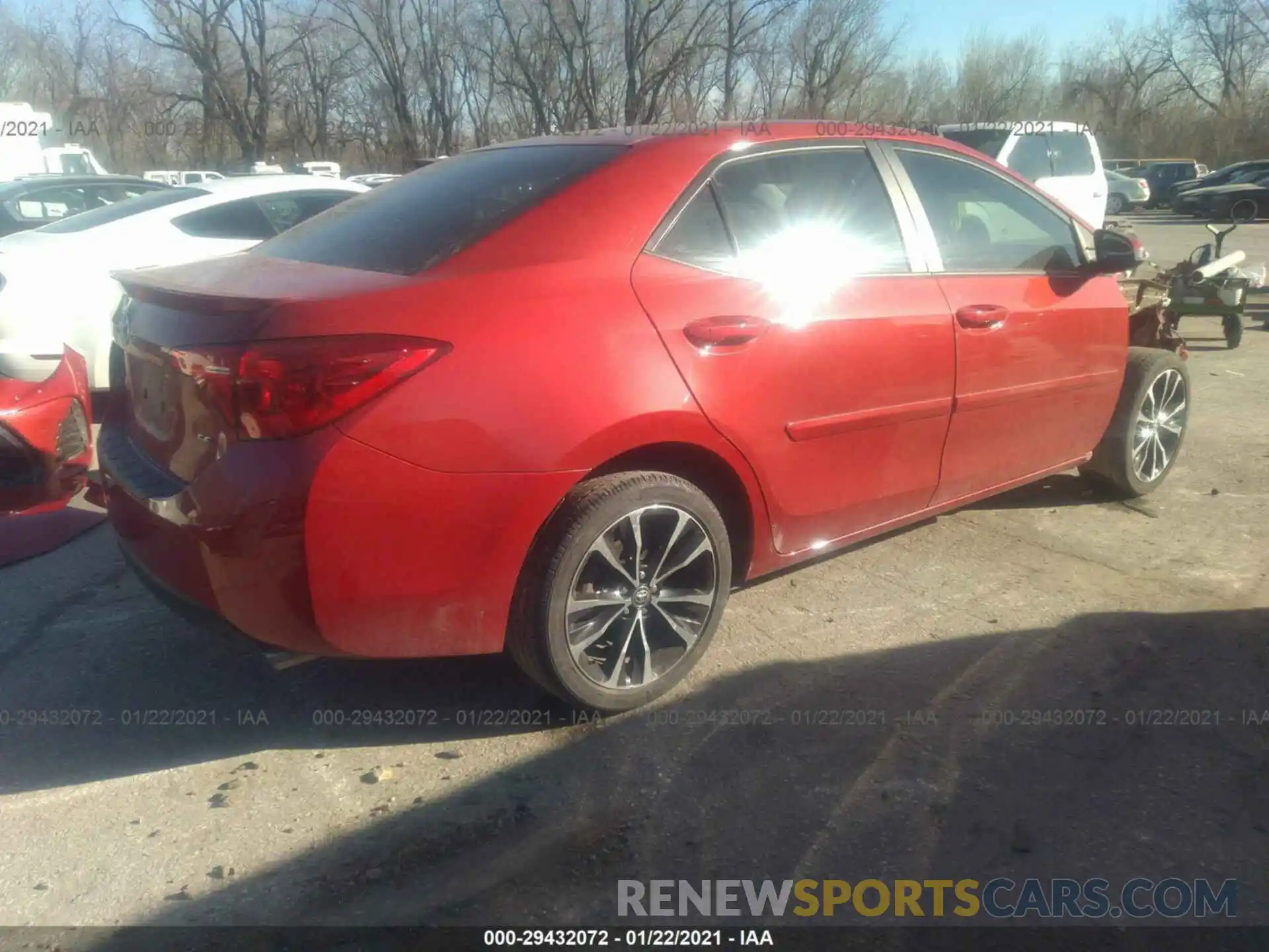 4 Photograph of a damaged car 5YFBURHE2KP894089 TOYOTA COROLLA 2019