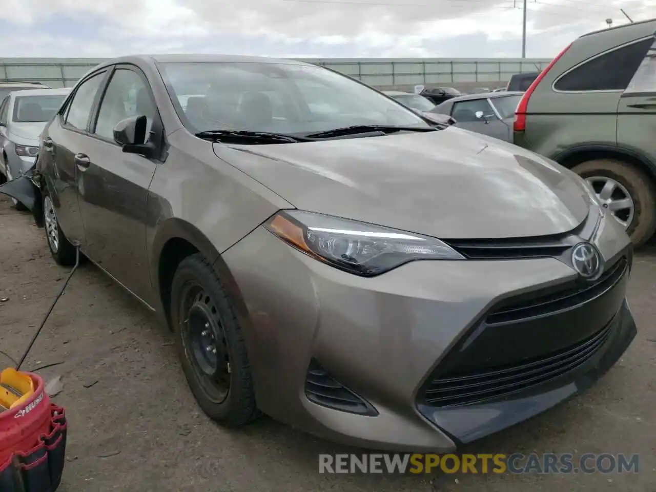 1 Photograph of a damaged car 5YFBURHE2KP895517 TOYOTA COROLLA 2019