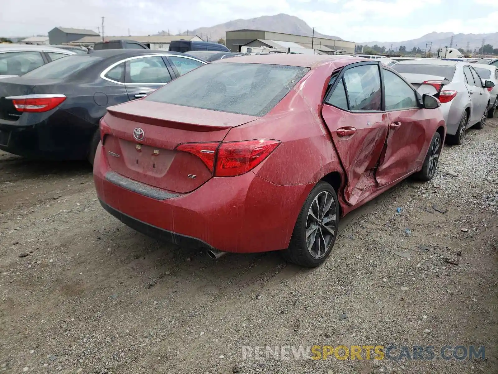 4 Photograph of a damaged car 5YFBURHE2KP895808 TOYOTA COROLLA 2019