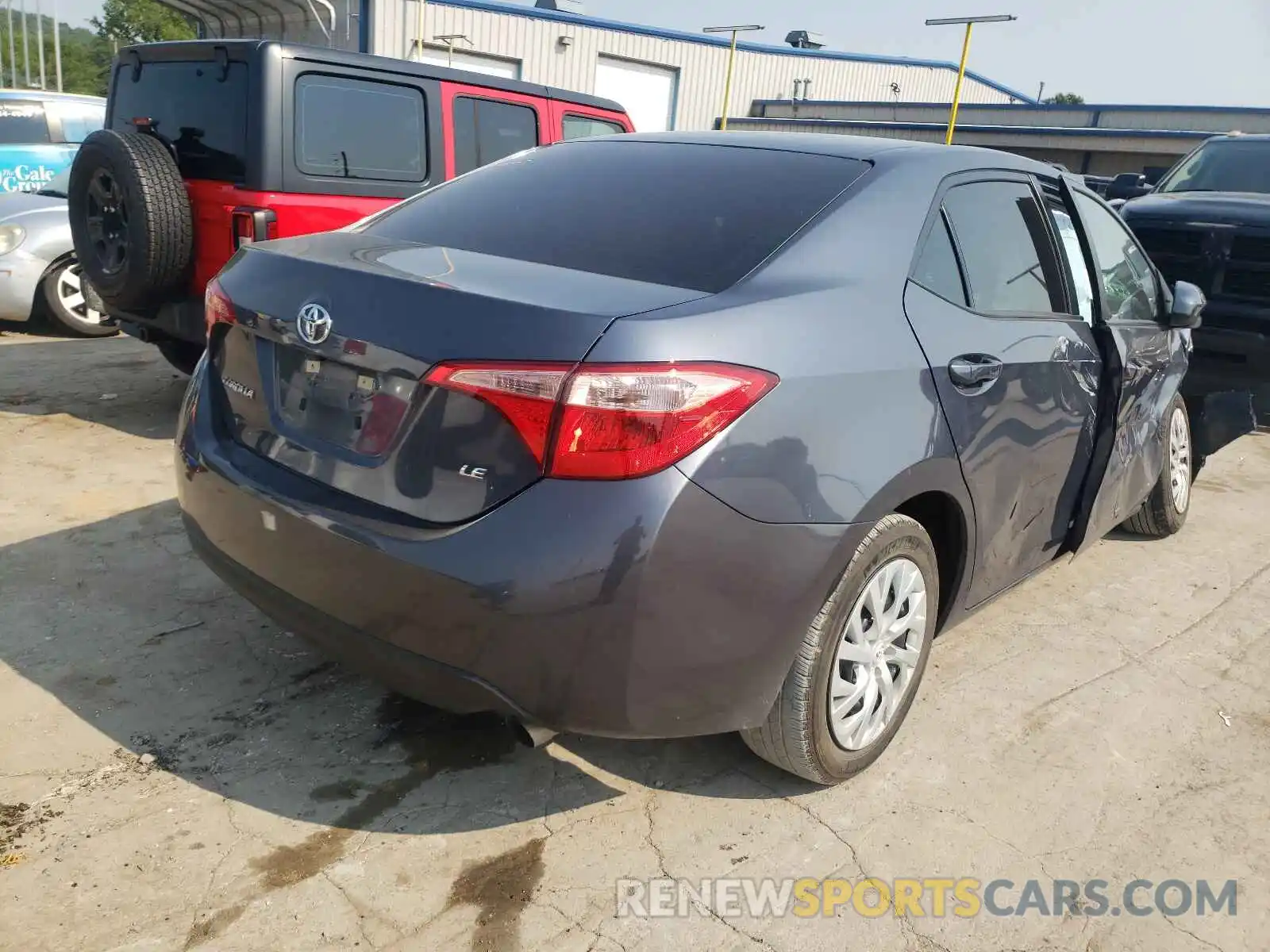 4 Photograph of a damaged car 5YFBURHE2KP896070 TOYOTA COROLLA 2019