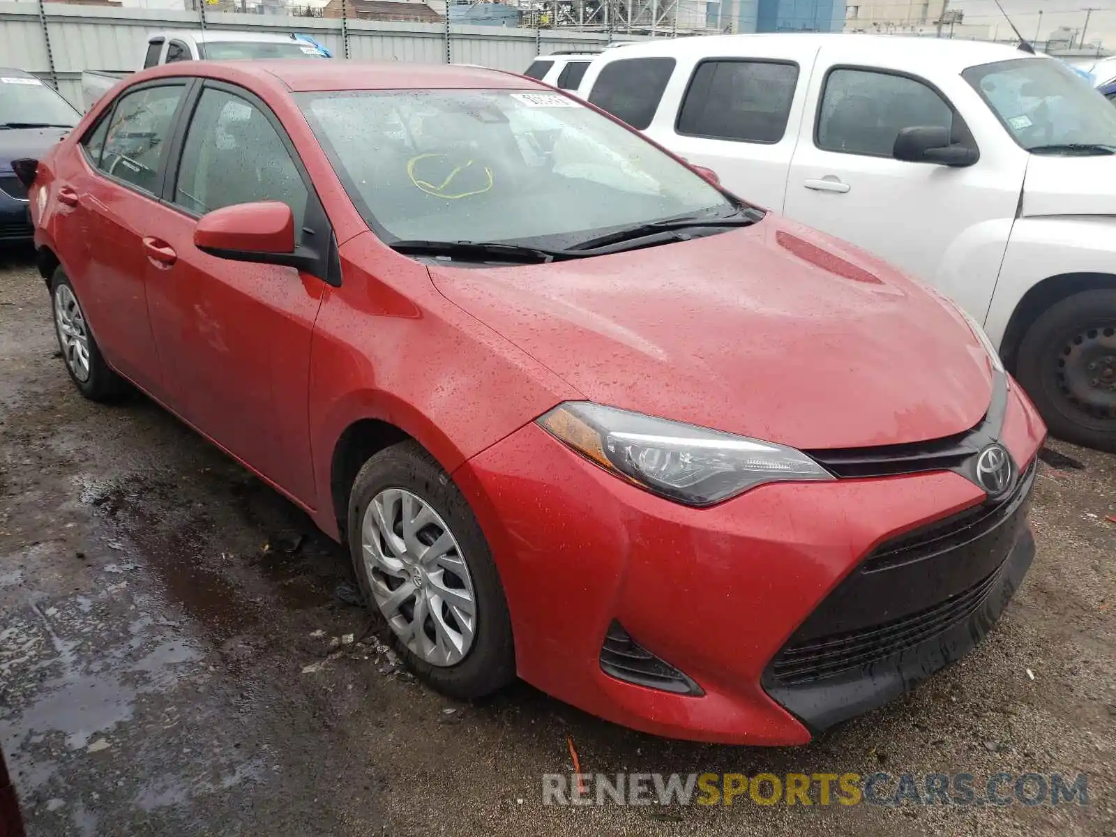 1 Photograph of a damaged car 5YFBURHE2KP896327 TOYOTA COROLLA 2019