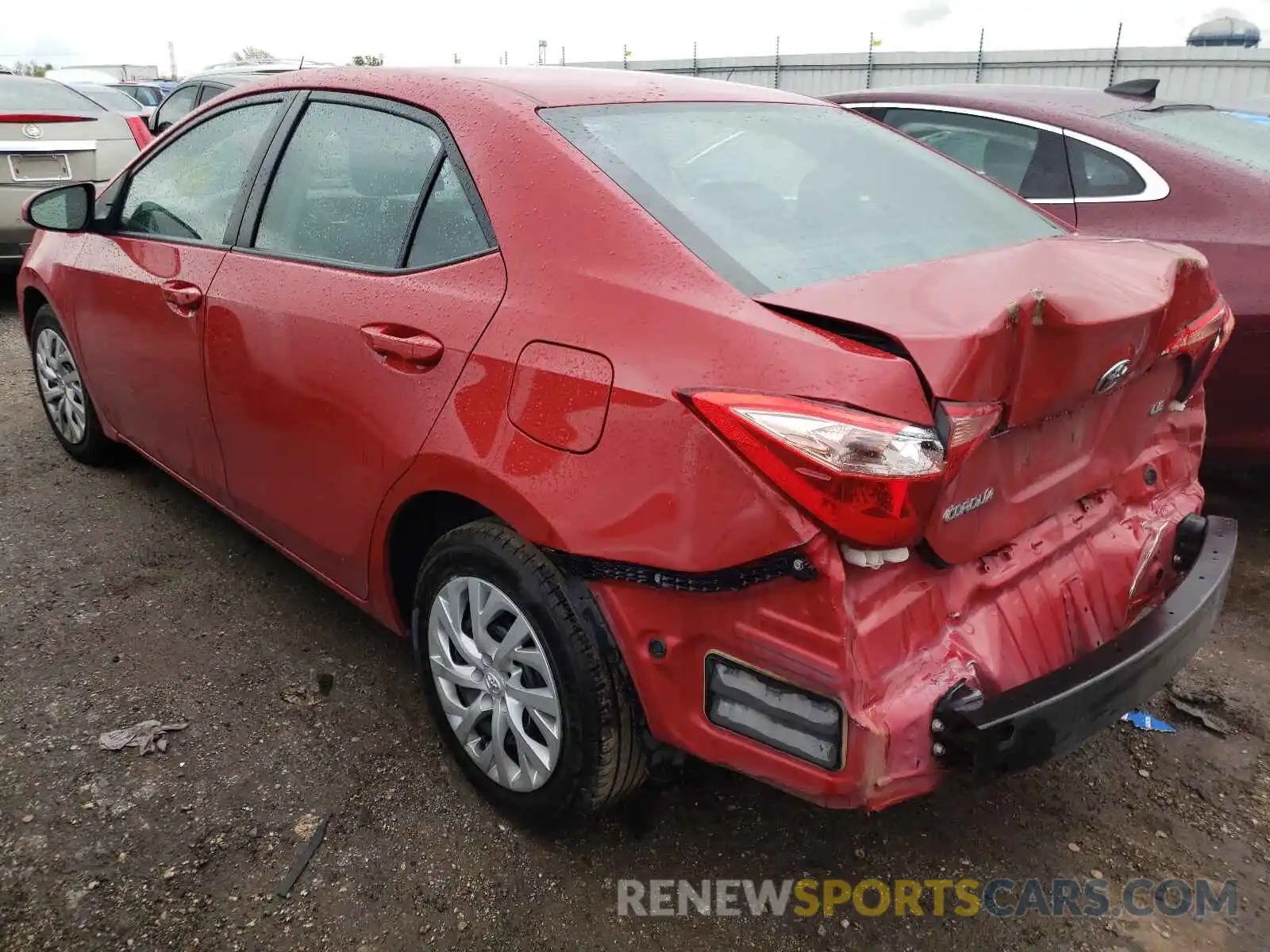 3 Photograph of a damaged car 5YFBURHE2KP896327 TOYOTA COROLLA 2019