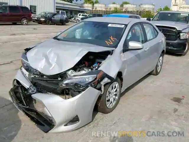 2 Photograph of a damaged car 5YFBURHE2KP896344 TOYOTA COROLLA 2019