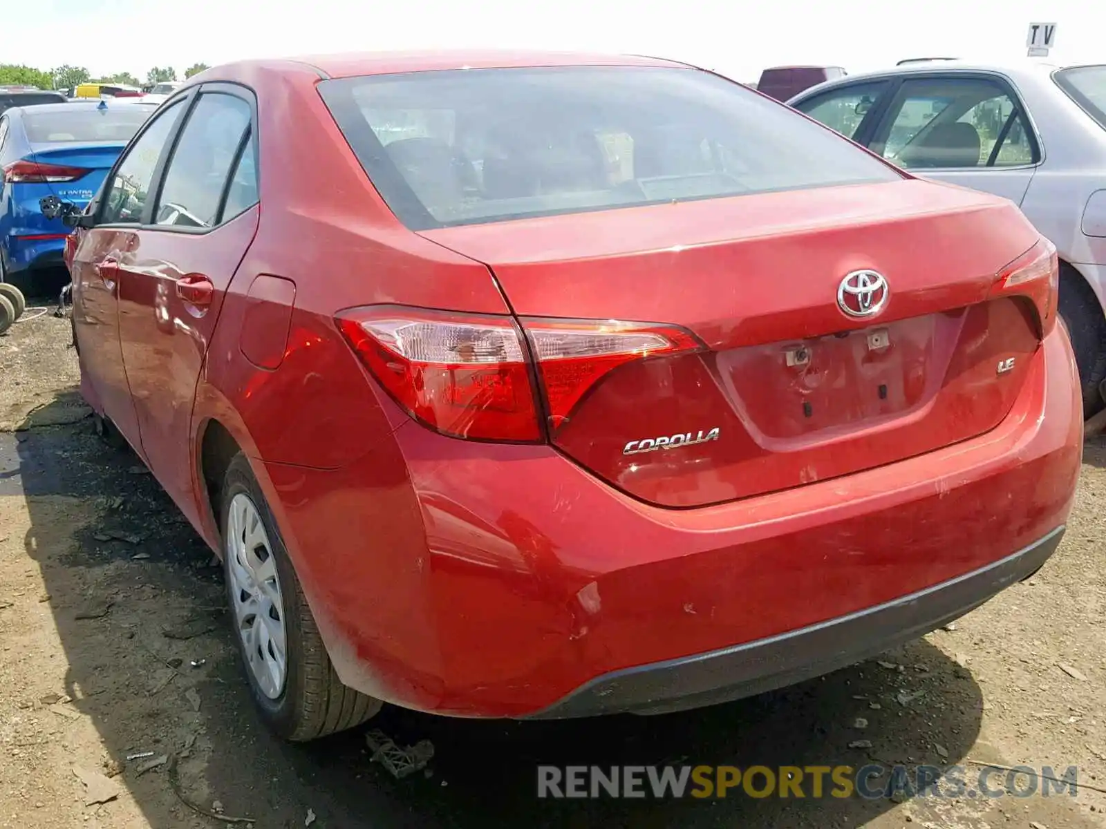 3 Photograph of a damaged car 5YFBURHE2KP896375 TOYOTA COROLLA 2019