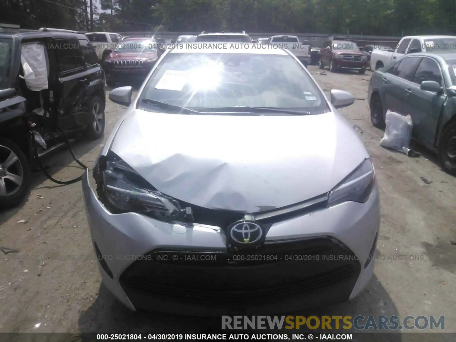 6 Photograph of a damaged car 5YFBURHE2KP896568 TOYOTA COROLLA 2019