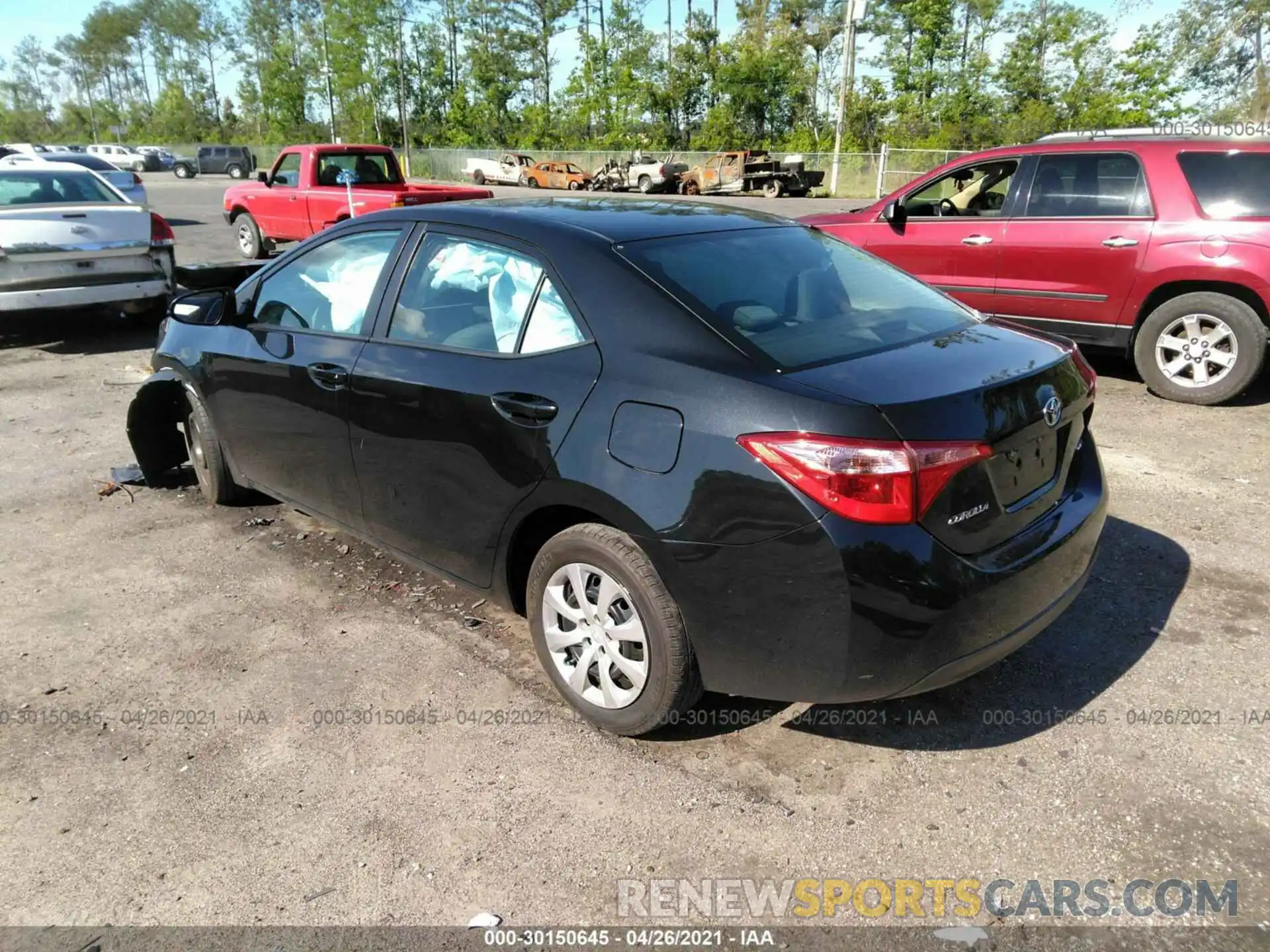 3 Photograph of a damaged car 5YFBURHE2KP896604 TOYOTA COROLLA 2019