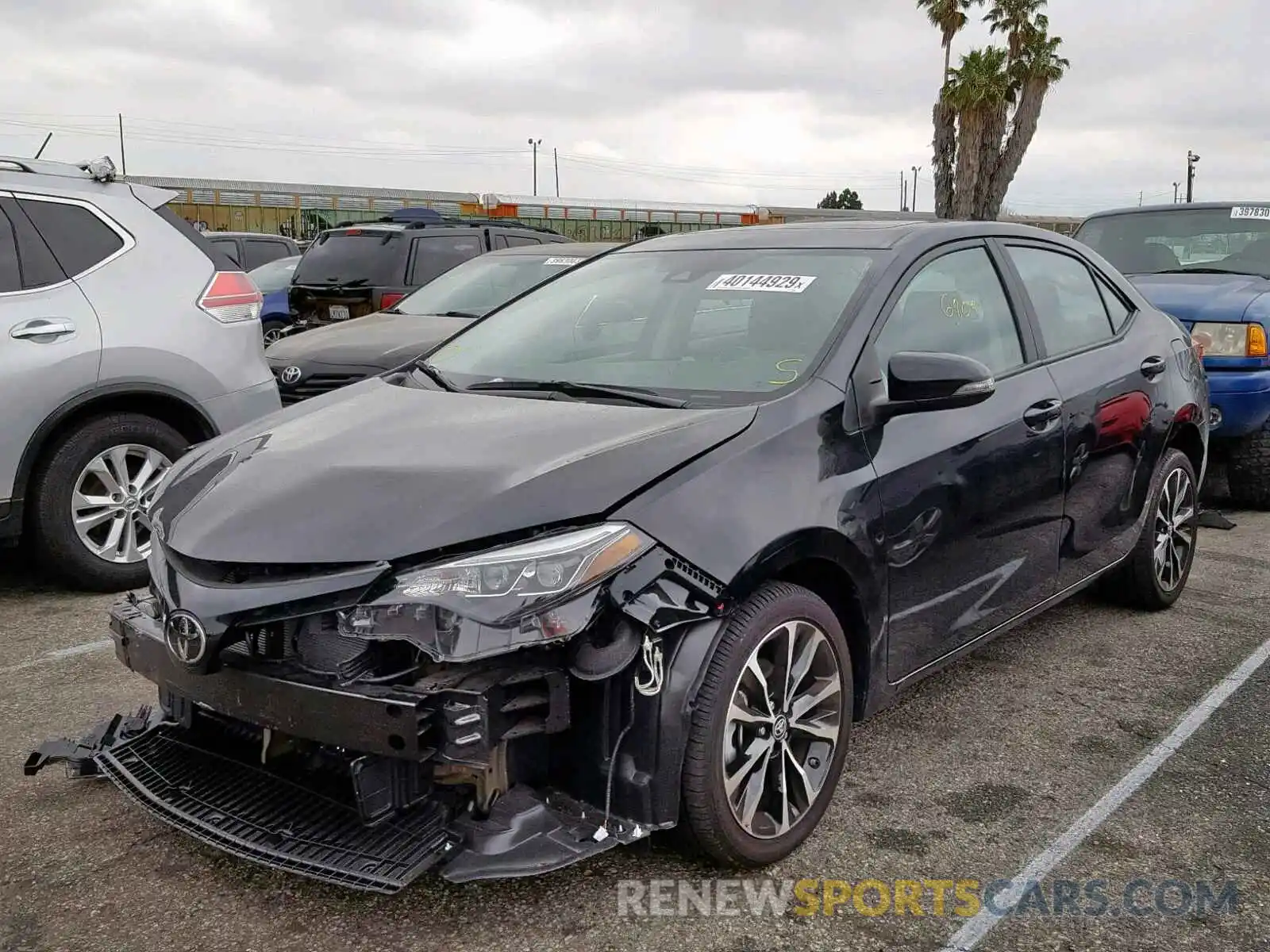 2 Photograph of a damaged car 5YFBURHE2KP896652 TOYOTA COROLLA 2019