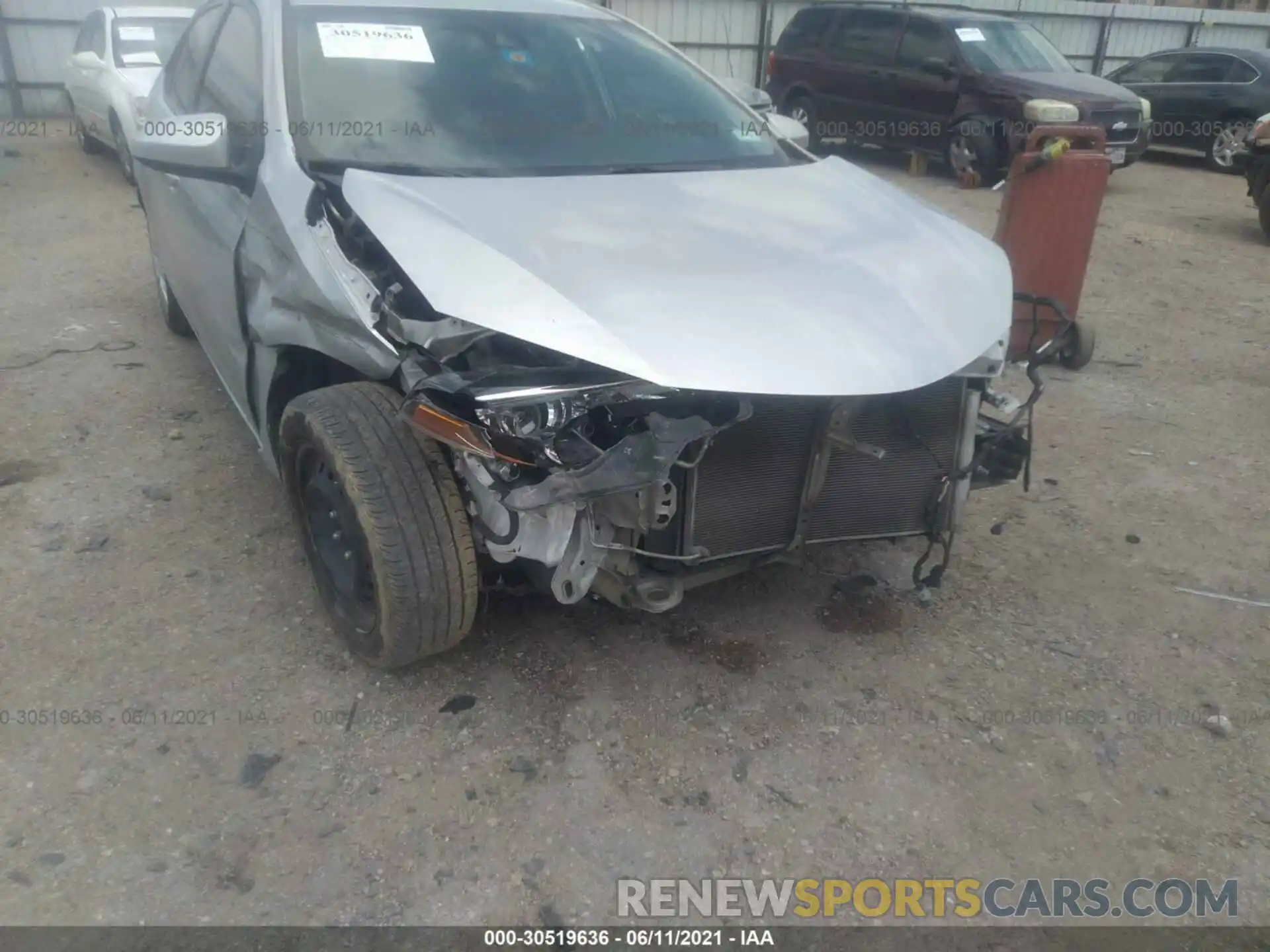 6 Photograph of a damaged car 5YFBURHE2KP896733 TOYOTA COROLLA 2019