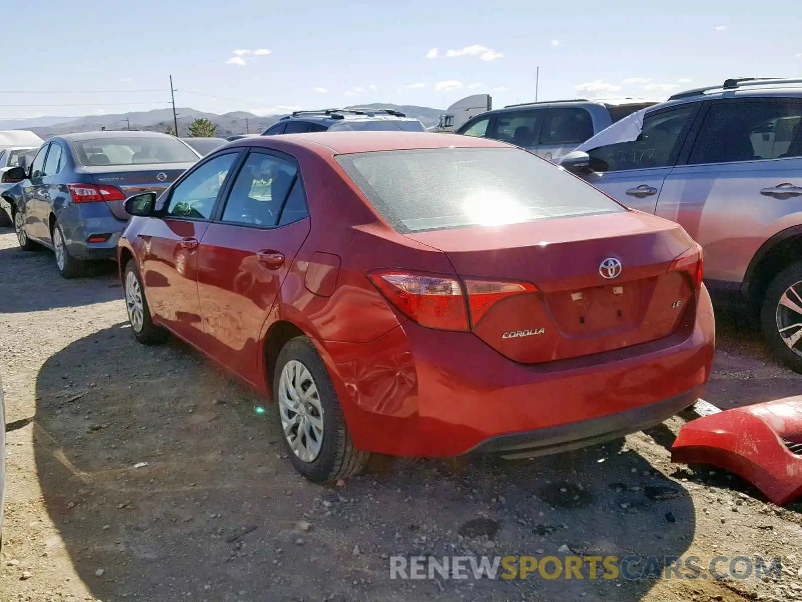 3 Photograph of a damaged car 5YFBURHE2KP897087 TOYOTA COROLLA 2019