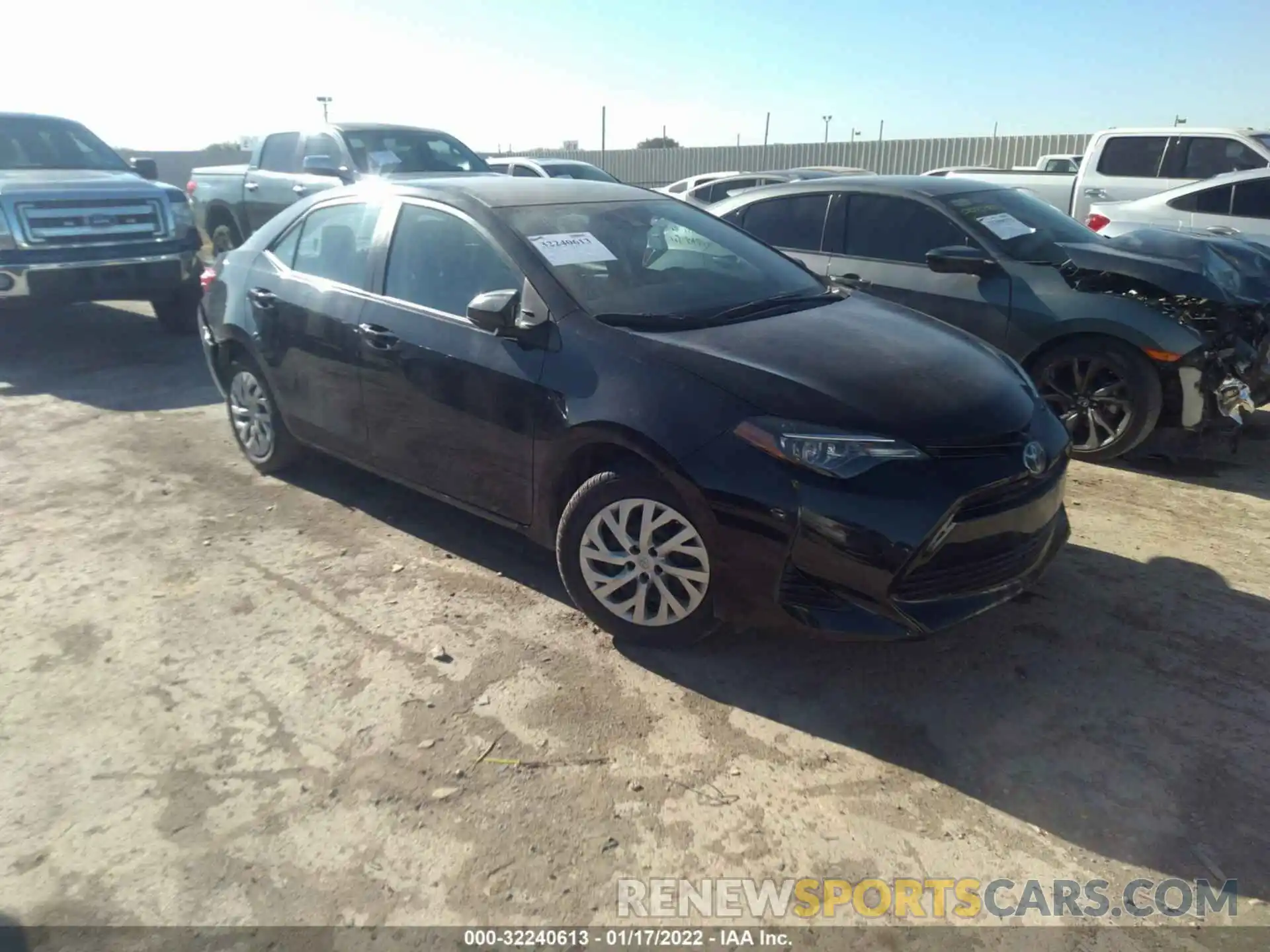 1 Photograph of a damaged car 5YFBURHE2KP897137 TOYOTA COROLLA 2019