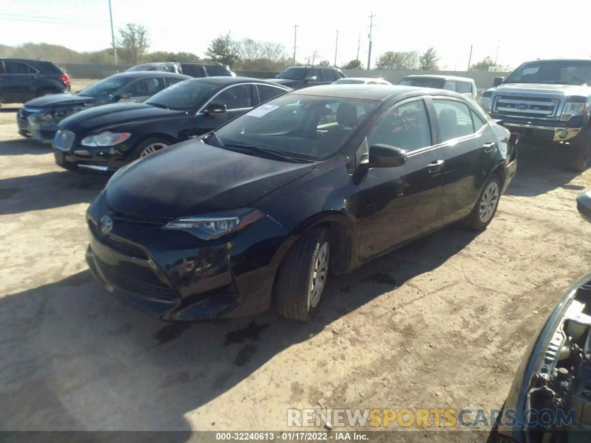 2 Photograph of a damaged car 5YFBURHE2KP897137 TOYOTA COROLLA 2019