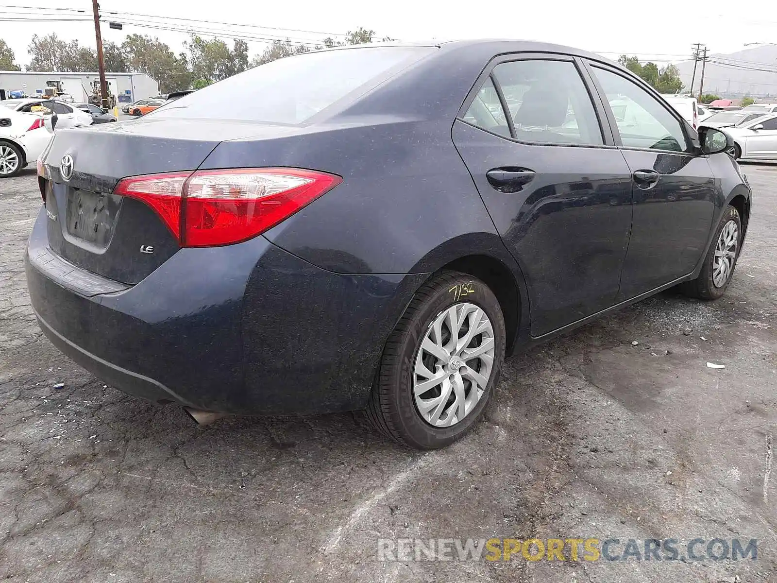 4 Photograph of a damaged car 5YFBURHE2KP897297 TOYOTA COROLLA 2019