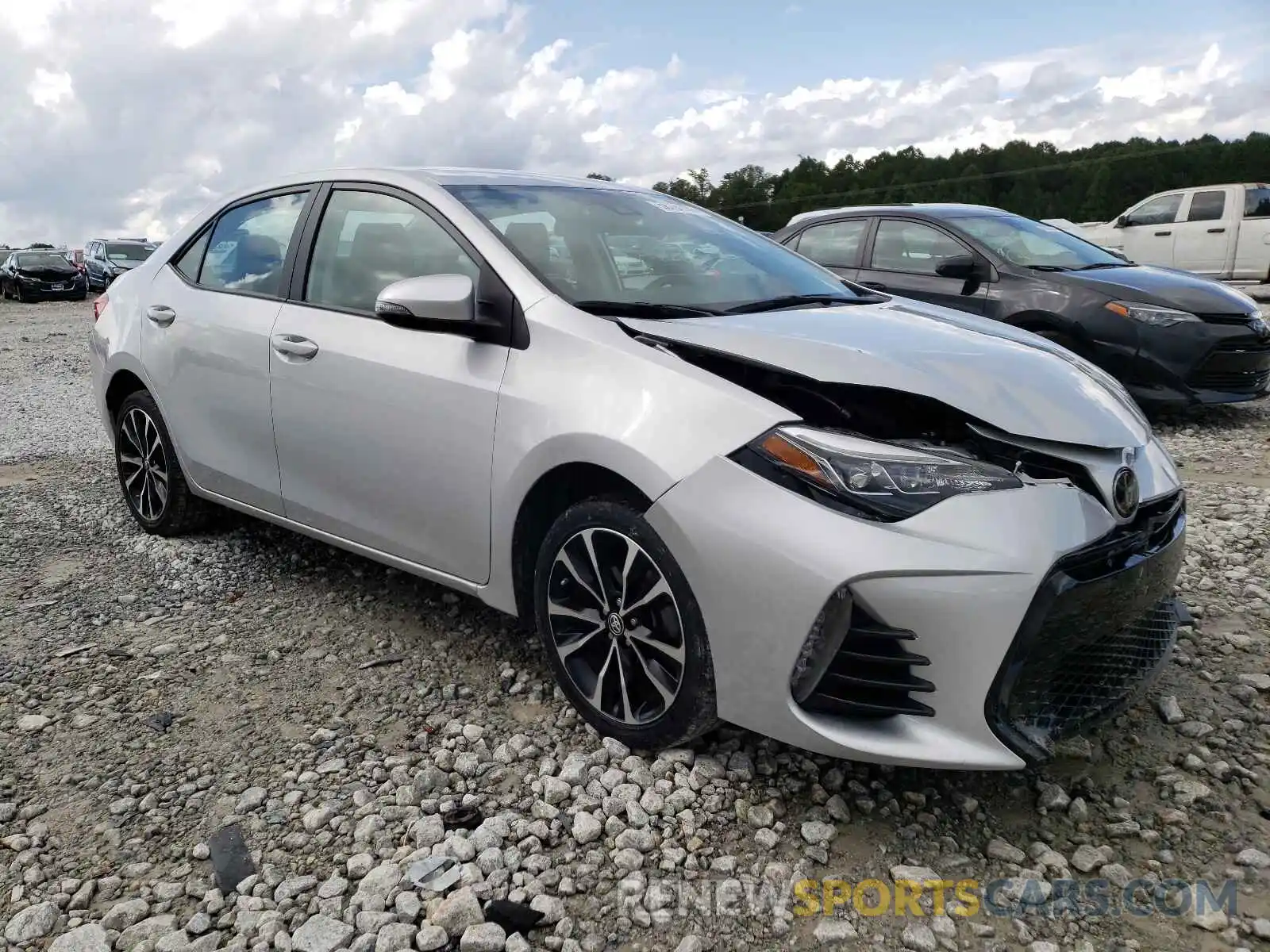 1 Photograph of a damaged car 5YFBURHE2KP897459 TOYOTA COROLLA 2019