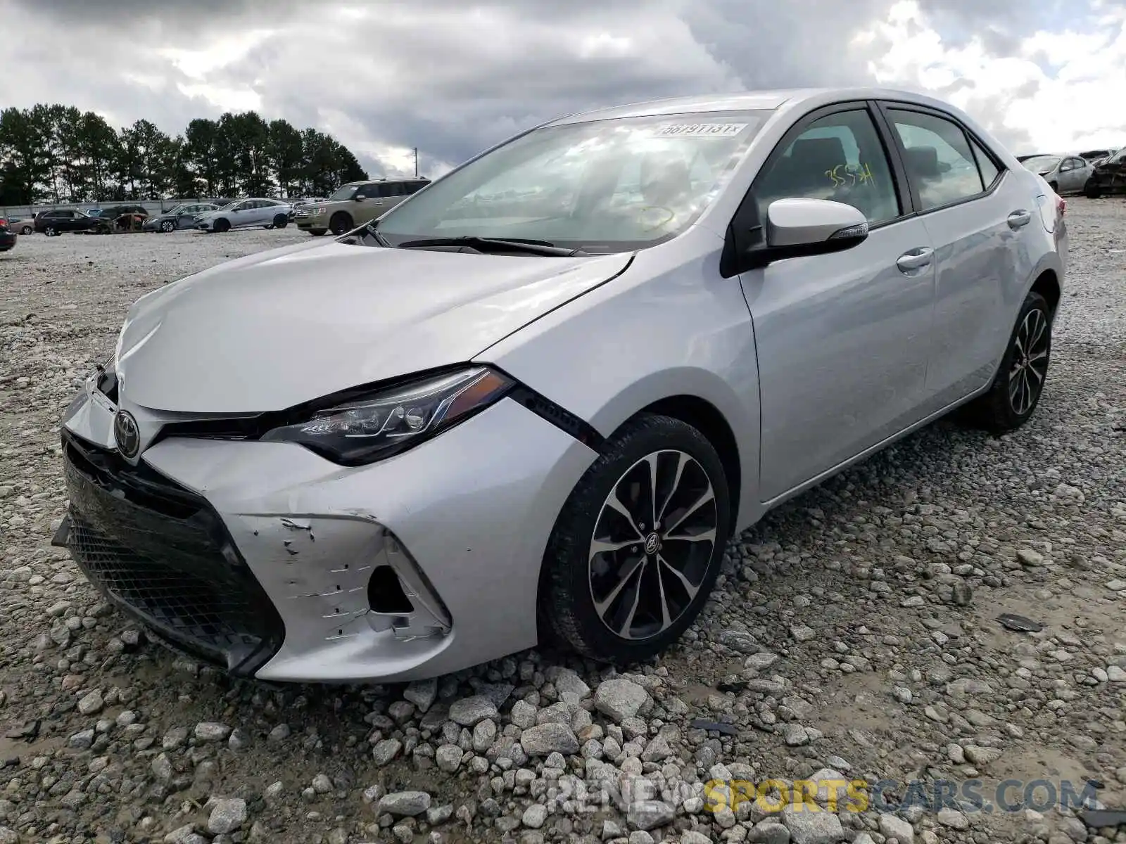 2 Photograph of a damaged car 5YFBURHE2KP897459 TOYOTA COROLLA 2019