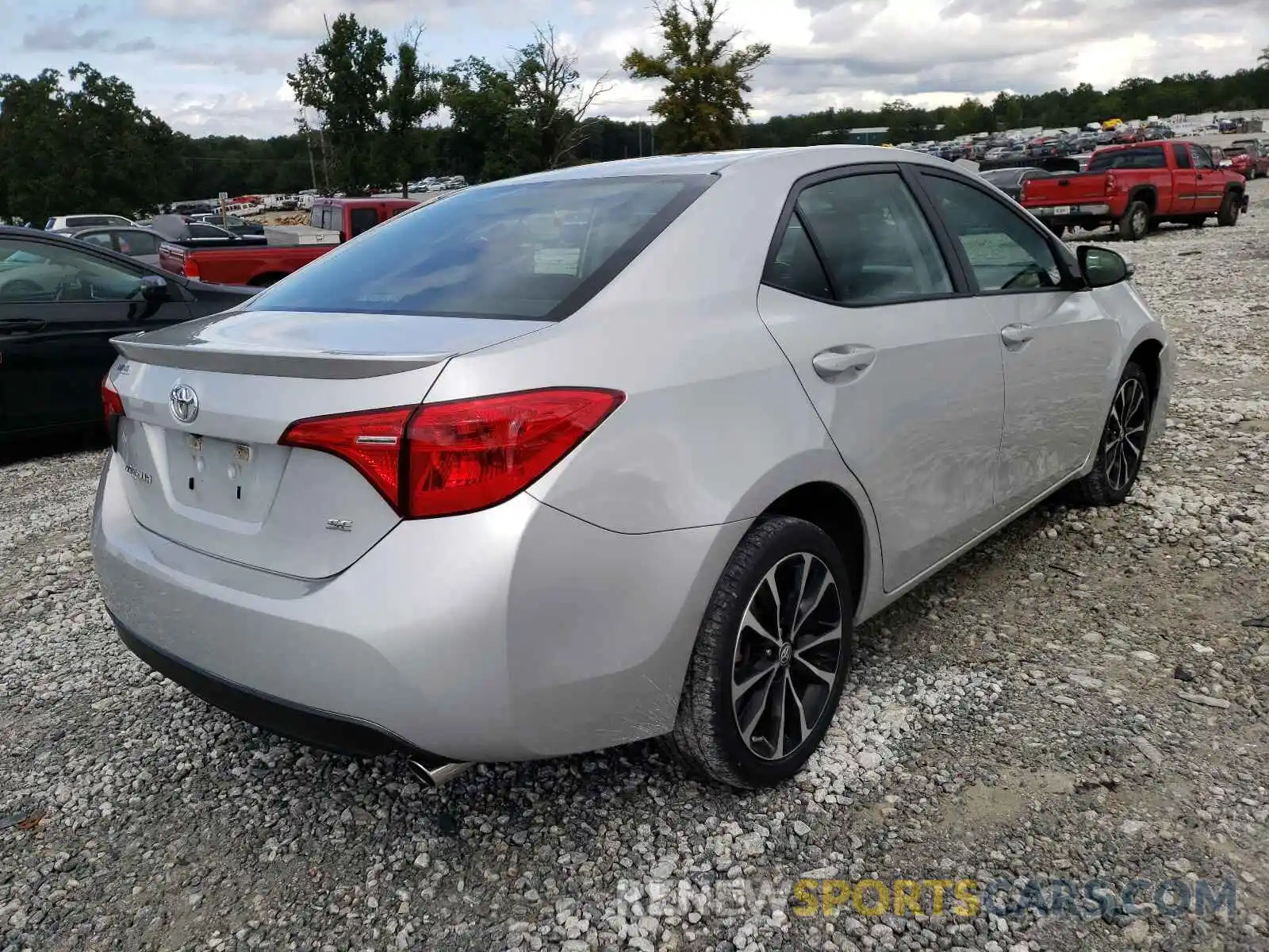 4 Photograph of a damaged car 5YFBURHE2KP897459 TOYOTA COROLLA 2019