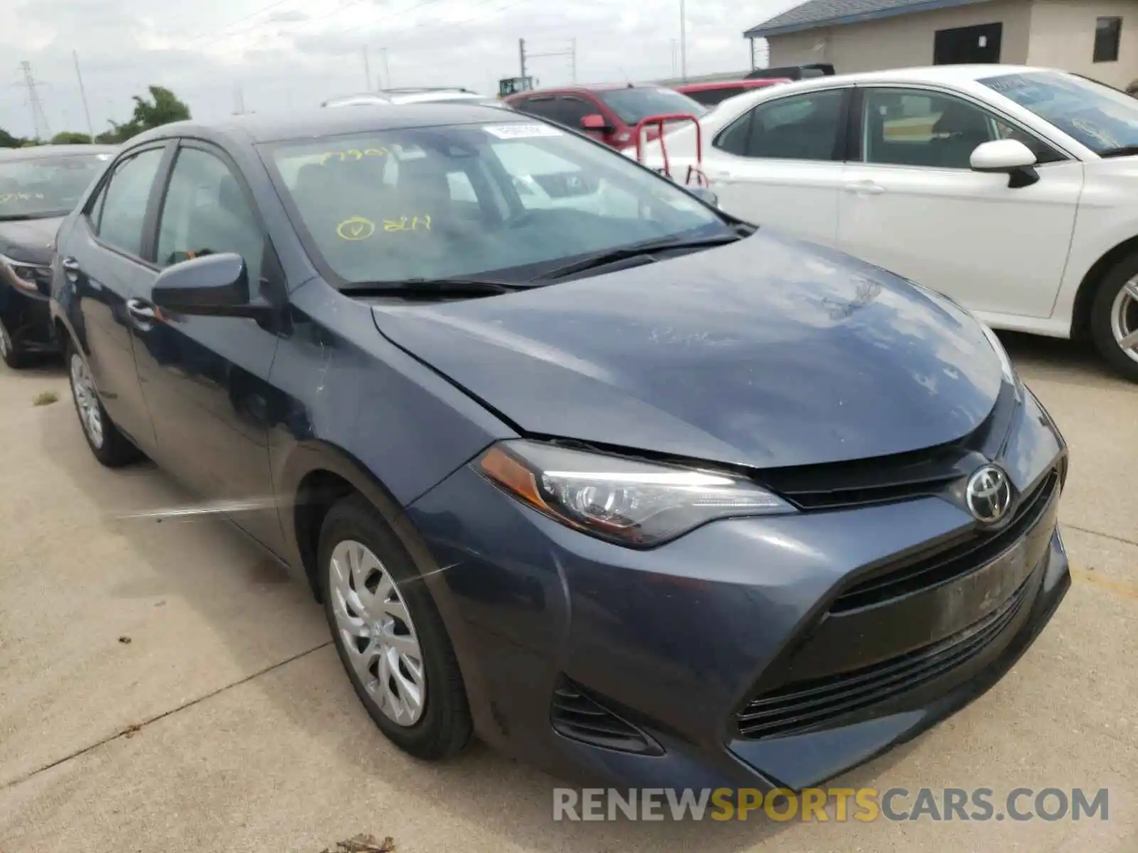 1 Photograph of a damaged car 5YFBURHE2KP897901 TOYOTA COROLLA 2019