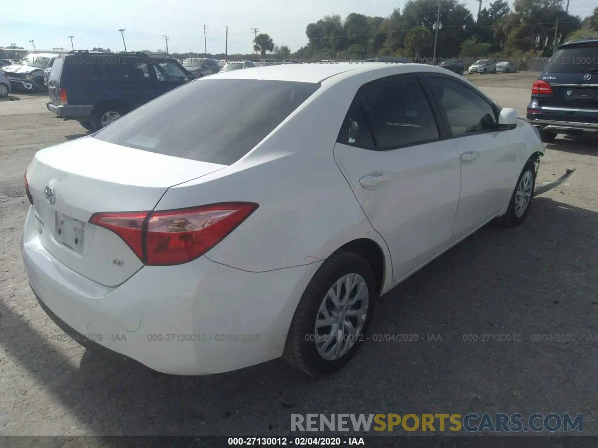 4 Photograph of a damaged car 5YFBURHE2KP897946 TOYOTA COROLLA 2019