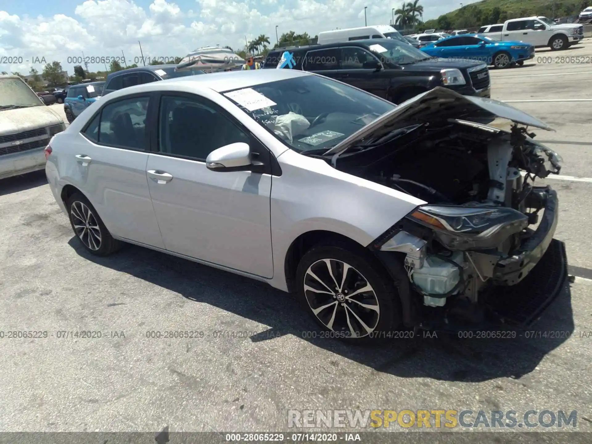 1 Photograph of a damaged car 5YFBURHE2KP898272 TOYOTA COROLLA 2019