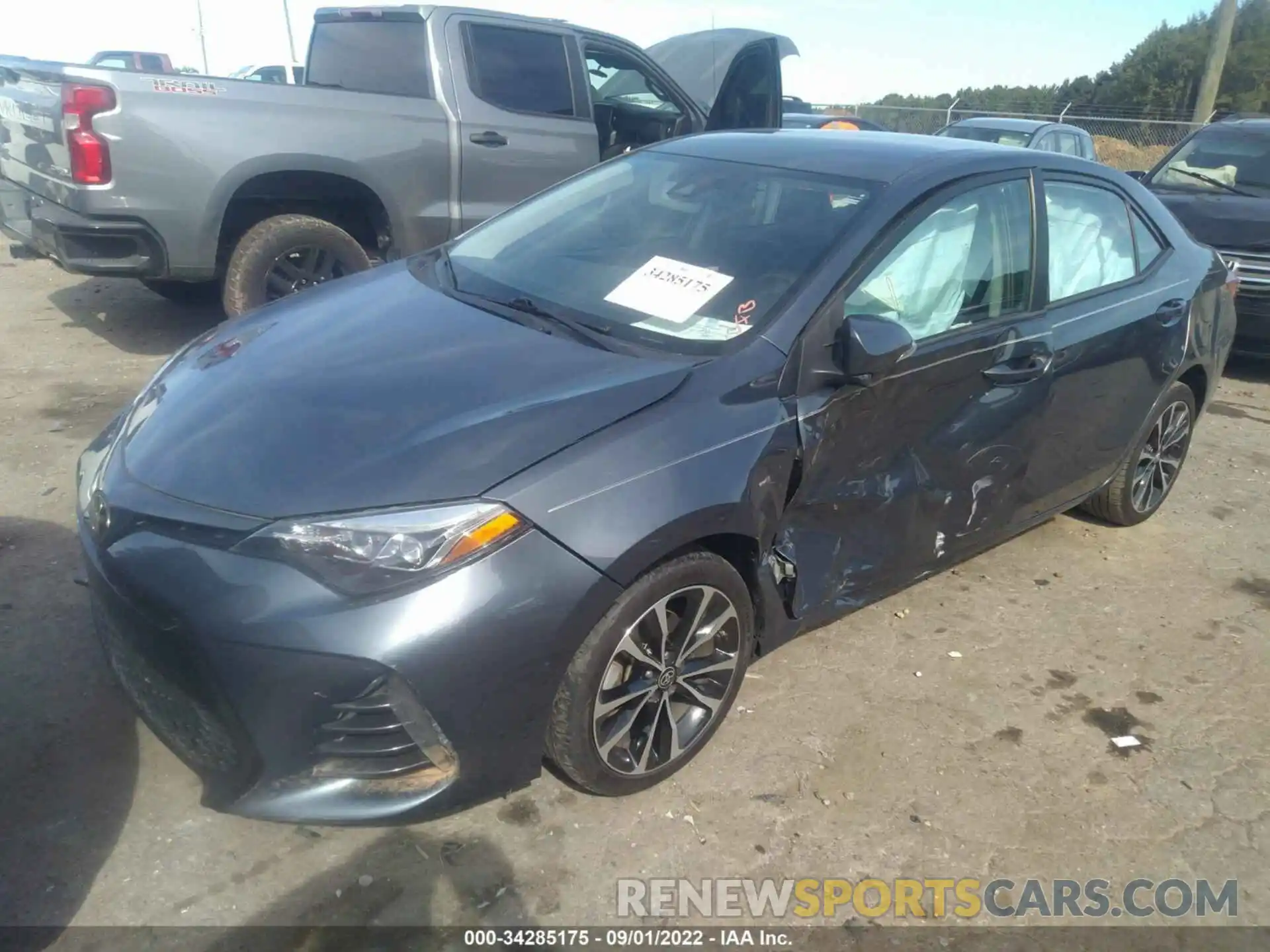 2 Photograph of a damaged car 5YFBURHE2KP898434 TOYOTA COROLLA 2019