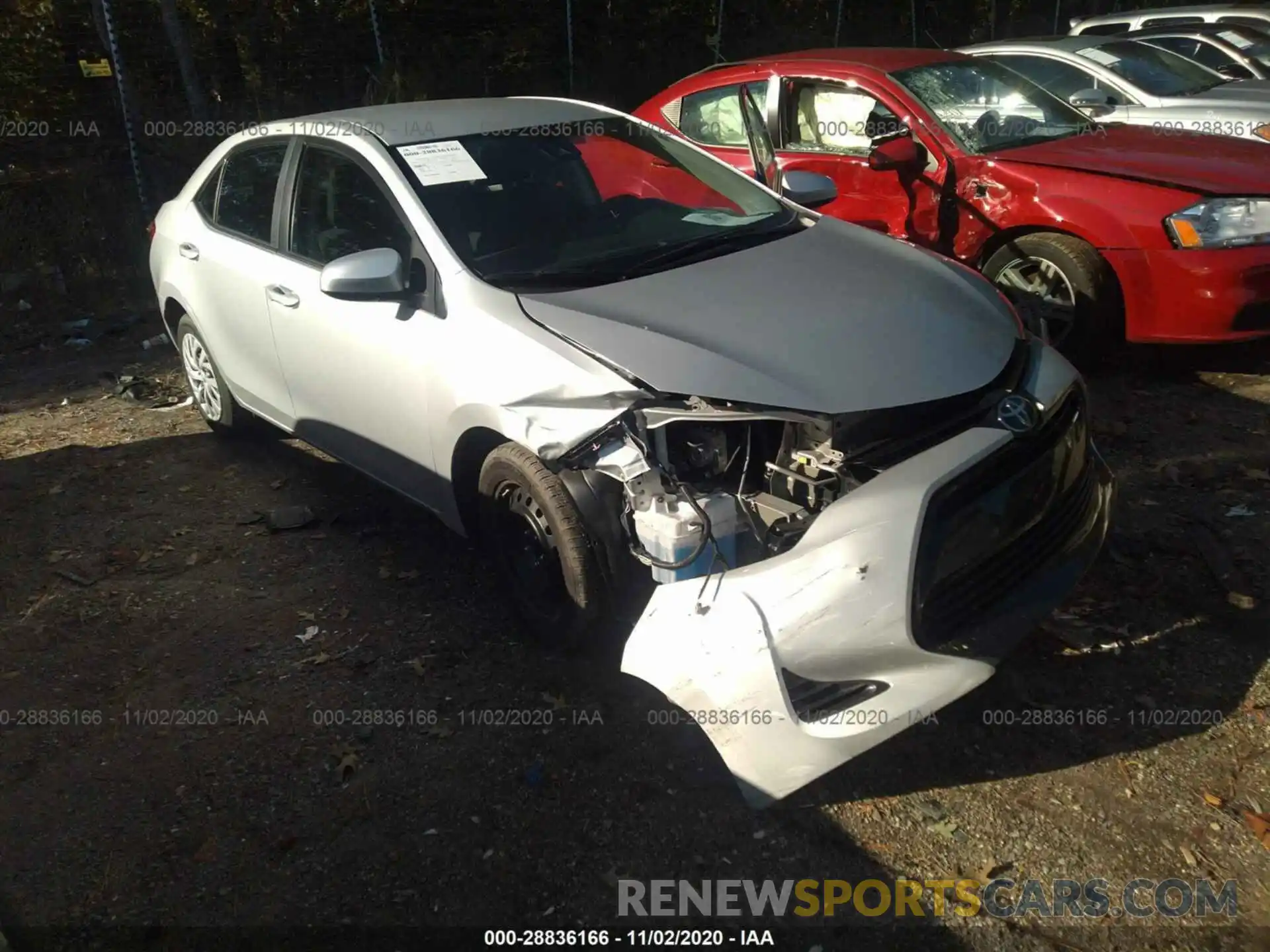 1 Photograph of a damaged car 5YFBURHE2KP898482 TOYOTA COROLLA 2019