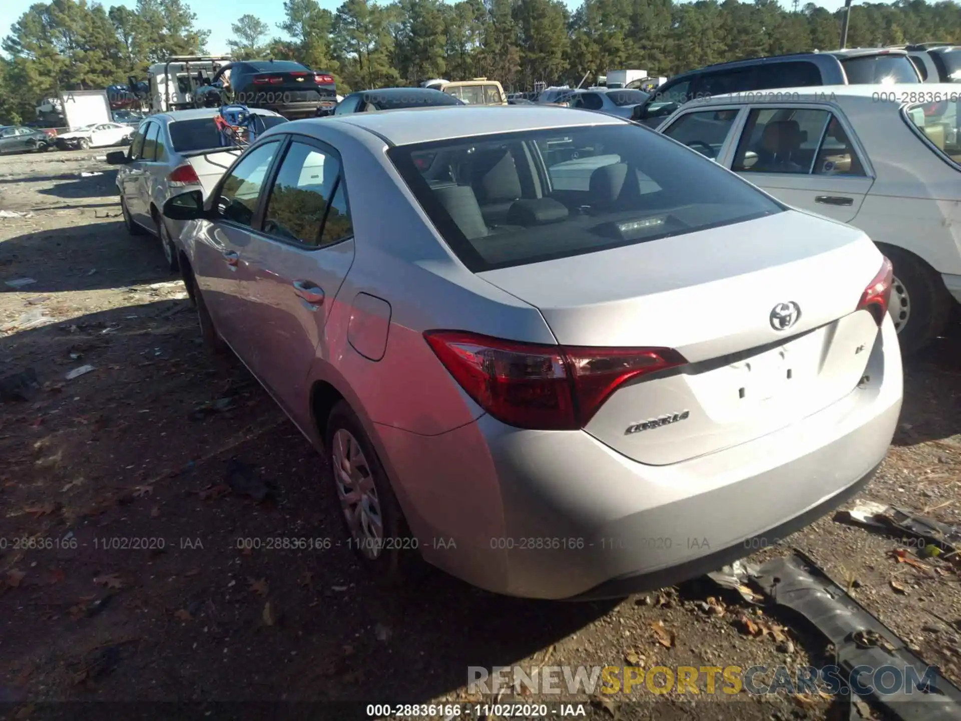 3 Photograph of a damaged car 5YFBURHE2KP898482 TOYOTA COROLLA 2019