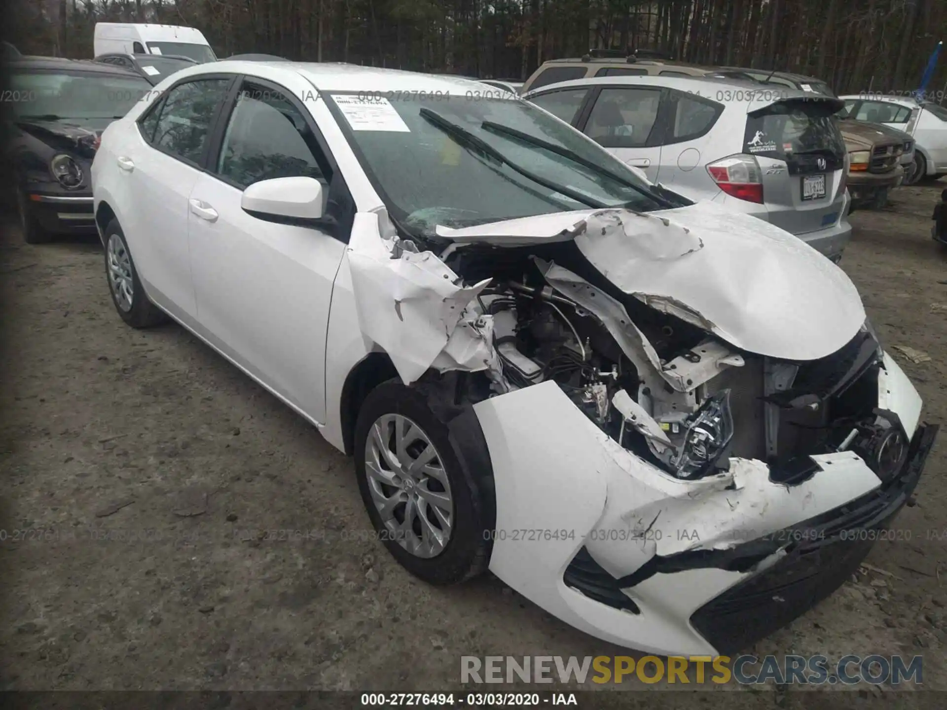 1 Photograph of a damaged car 5YFBURHE2KP898594 TOYOTA COROLLA 2019