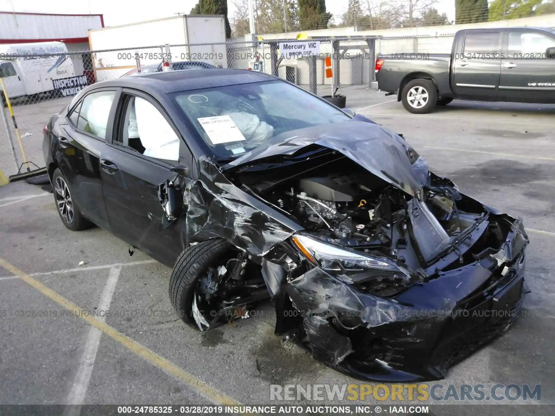 1 Photograph of a damaged car 5YFBURHE2KP898692 TOYOTA COROLLA 2019