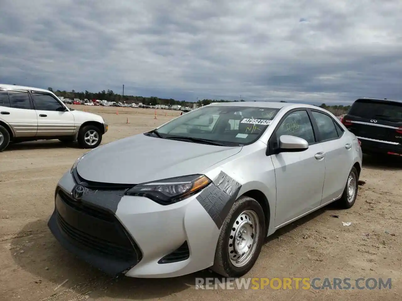 2 Photograph of a damaged car 5YFBURHE2KP898854 TOYOTA COROLLA 2019