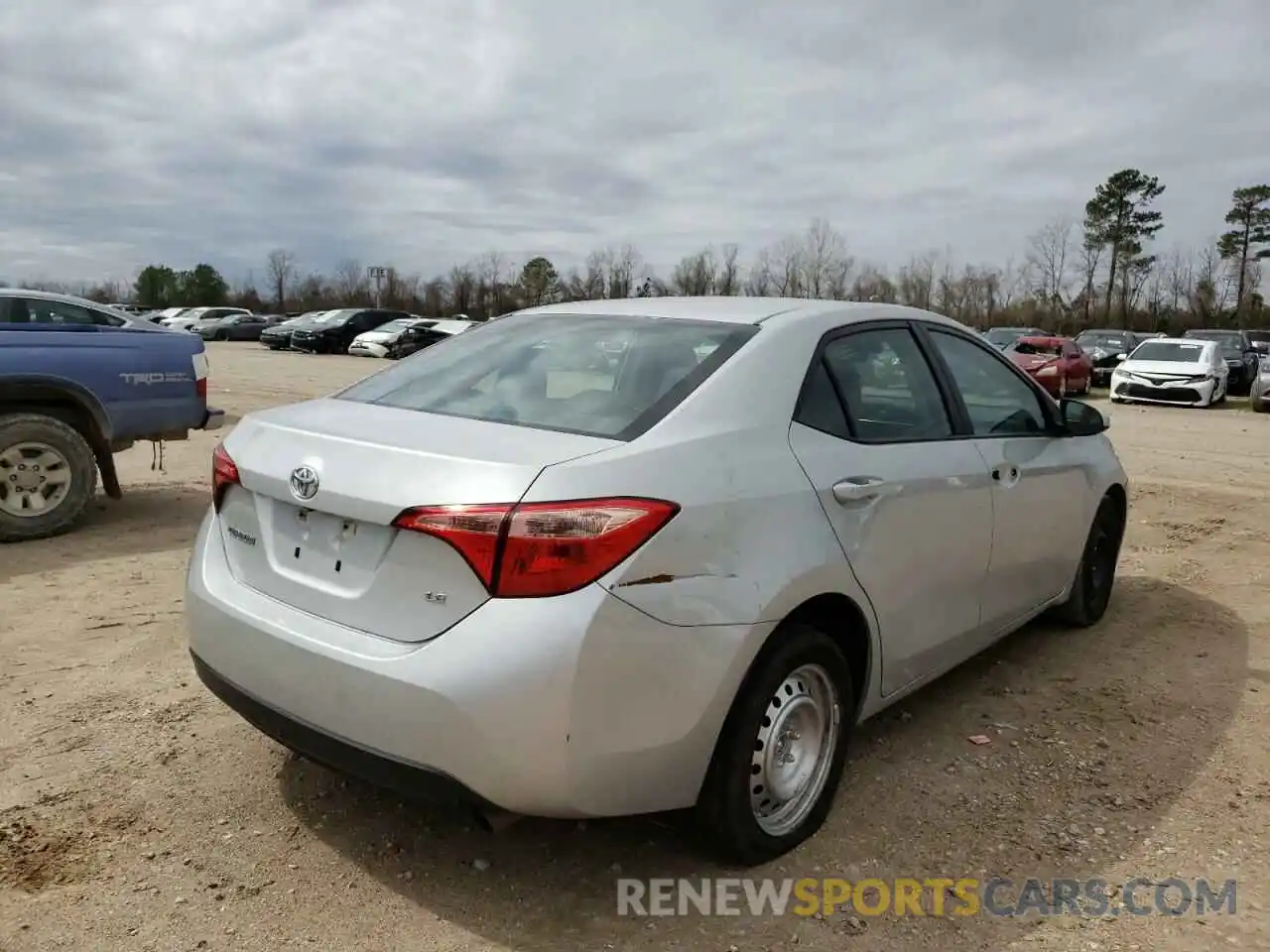 4 Photograph of a damaged car 5YFBURHE2KP898854 TOYOTA COROLLA 2019