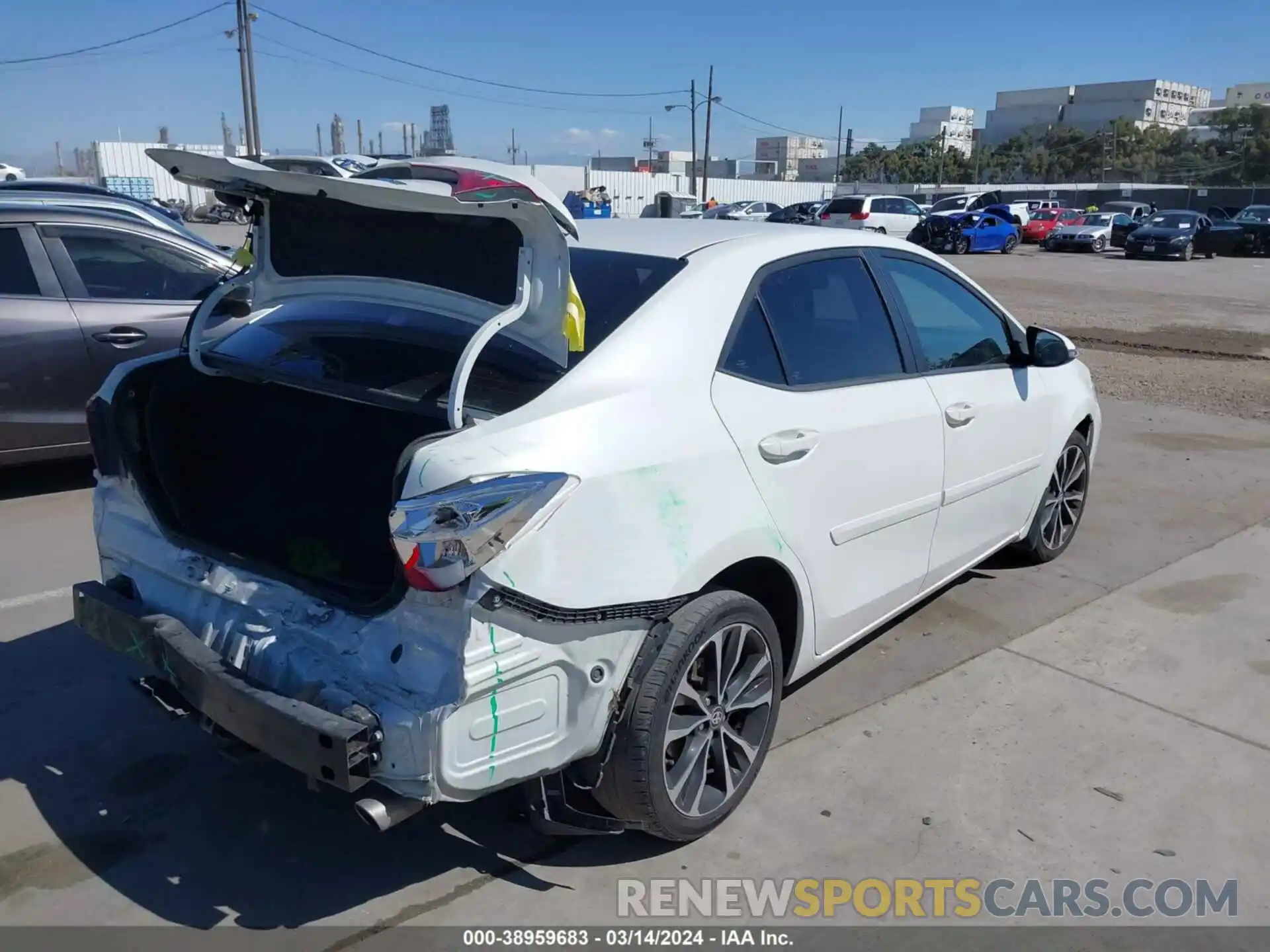 4 Photograph of a damaged car 5YFBURHE2KP899034 TOYOTA COROLLA 2019