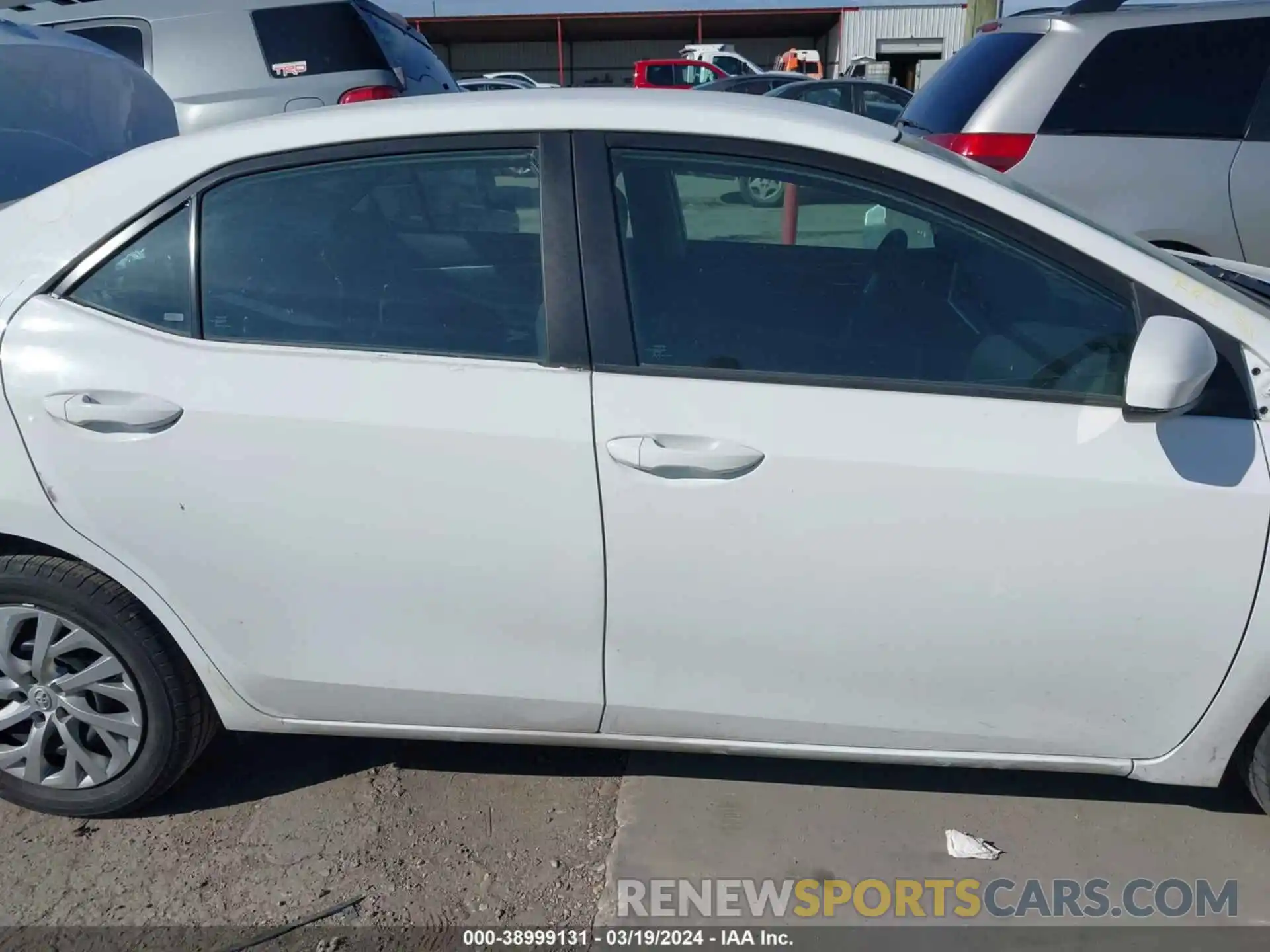 14 Photograph of a damaged car 5YFBURHE2KP899244 TOYOTA COROLLA 2019