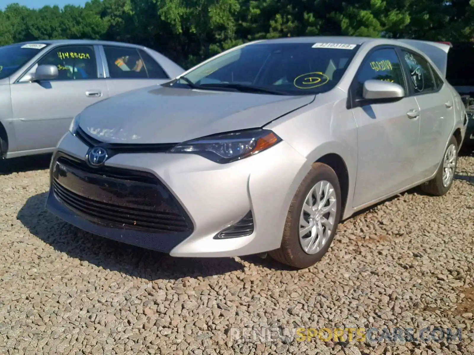 2 Photograph of a damaged car 5YFBURHE2KP899356 TOYOTA COROLLA 2019