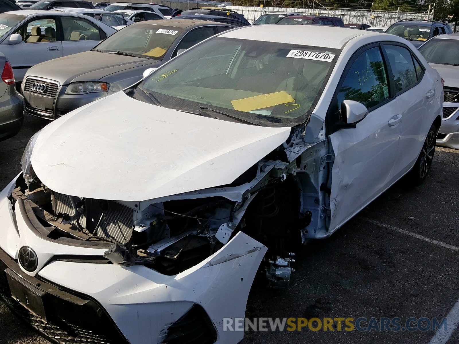 2 Photograph of a damaged car 5YFBURHE2KP899650 TOYOTA COROLLA 2019