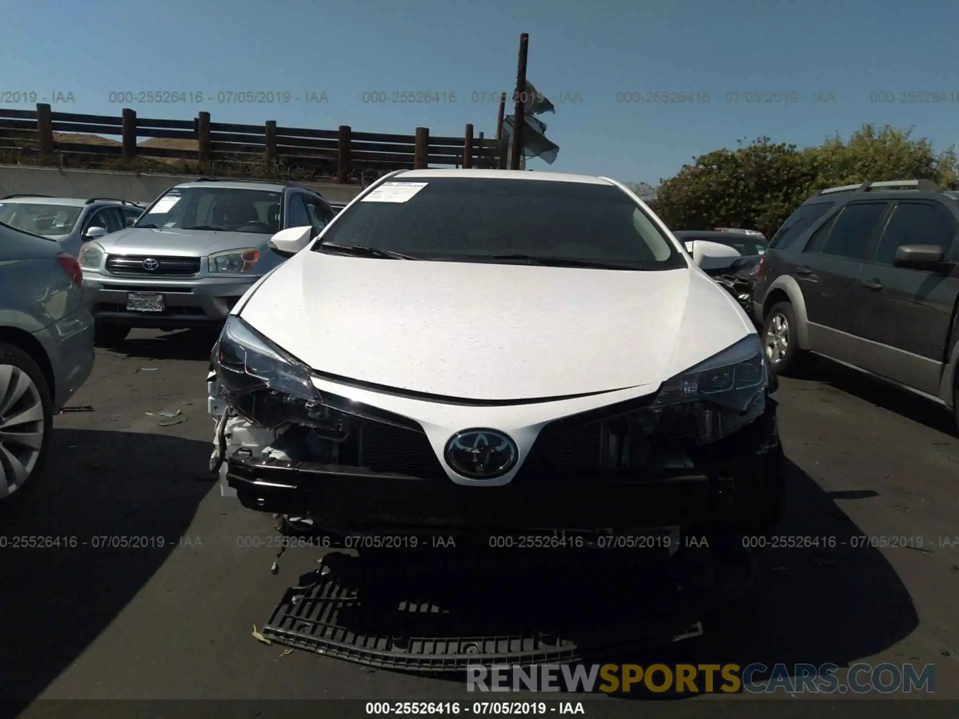 6 Photograph of a damaged car 5YFBURHE2KP899664 TOYOTA COROLLA 2019