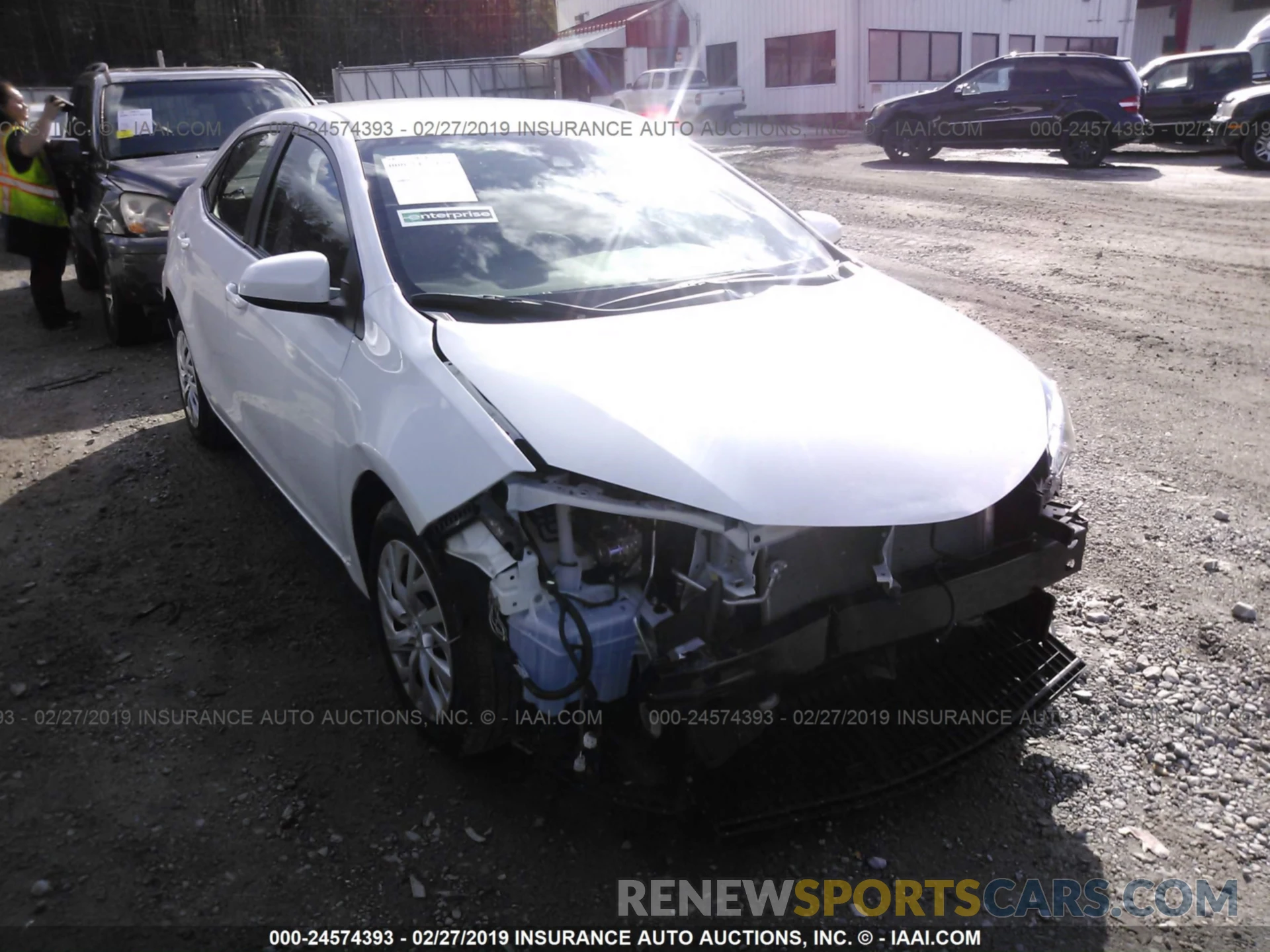 1 Photograph of a damaged car 5YFBURHE2KP900067 TOYOTA COROLLA 2019