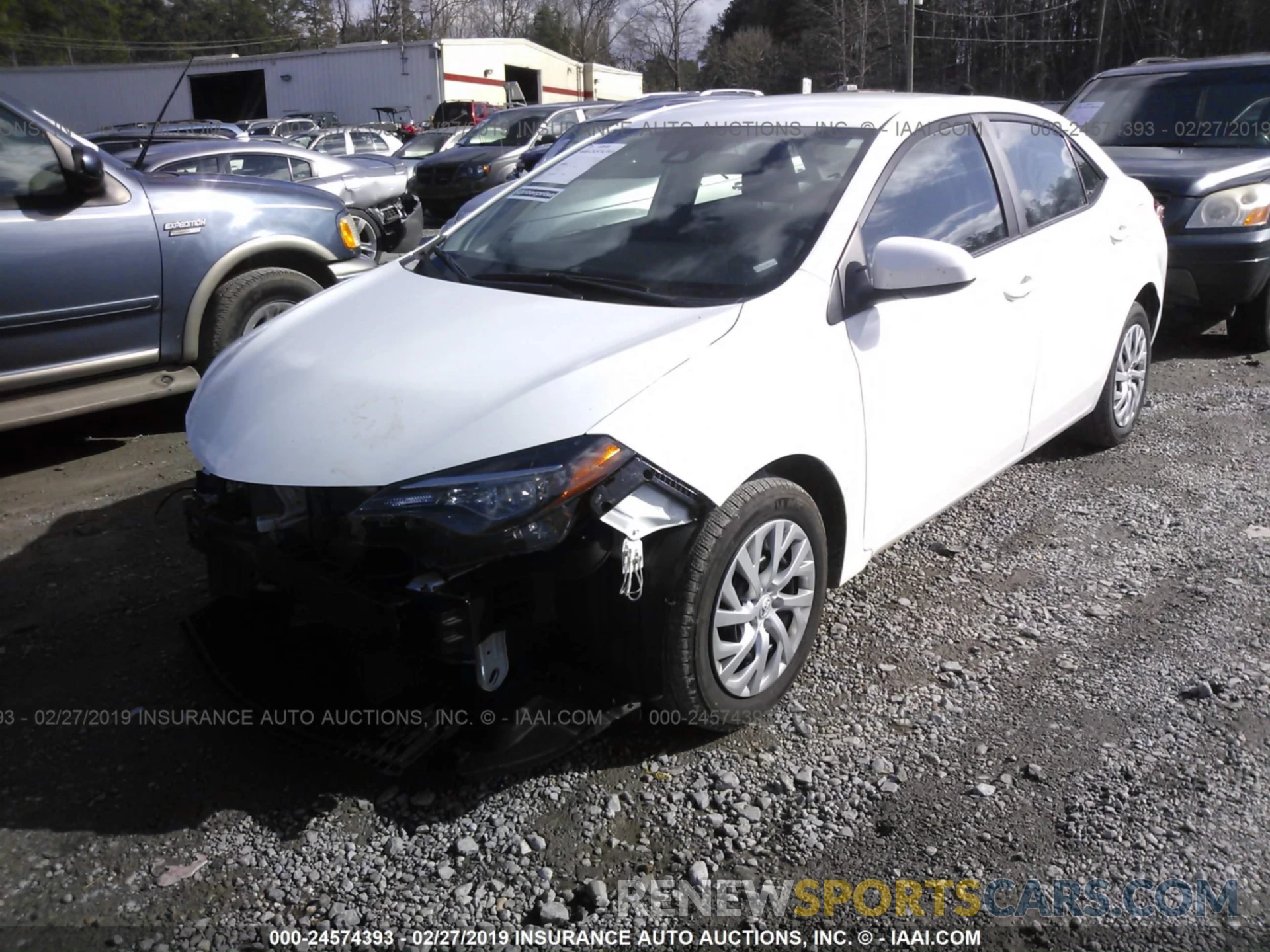 2 Photograph of a damaged car 5YFBURHE2KP900067 TOYOTA COROLLA 2019