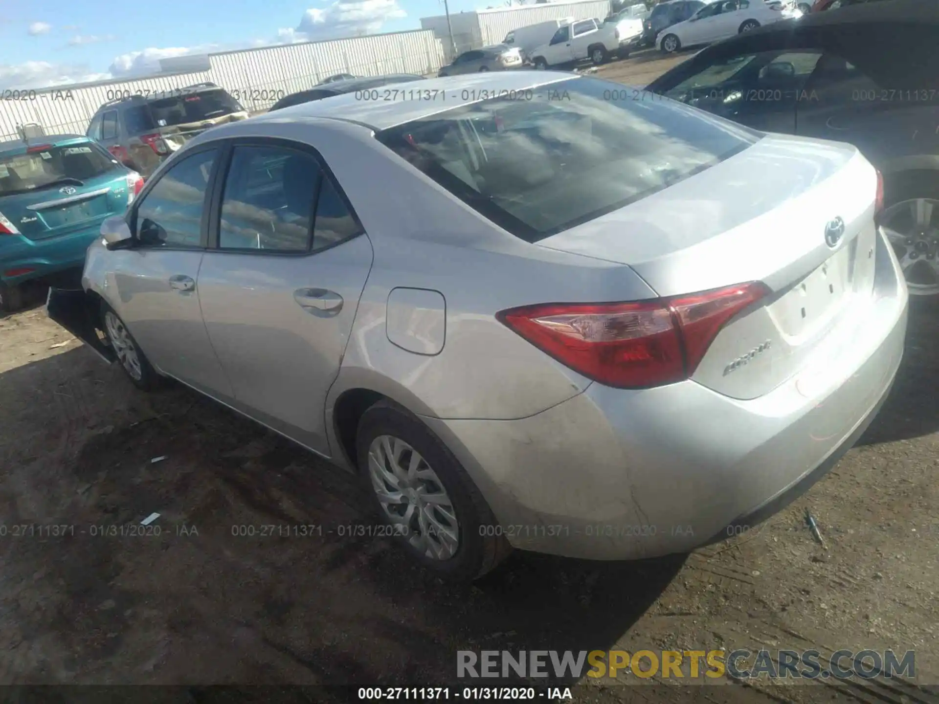 3 Photograph of a damaged car 5YFBURHE2KP900571 TOYOTA COROLLA 2019